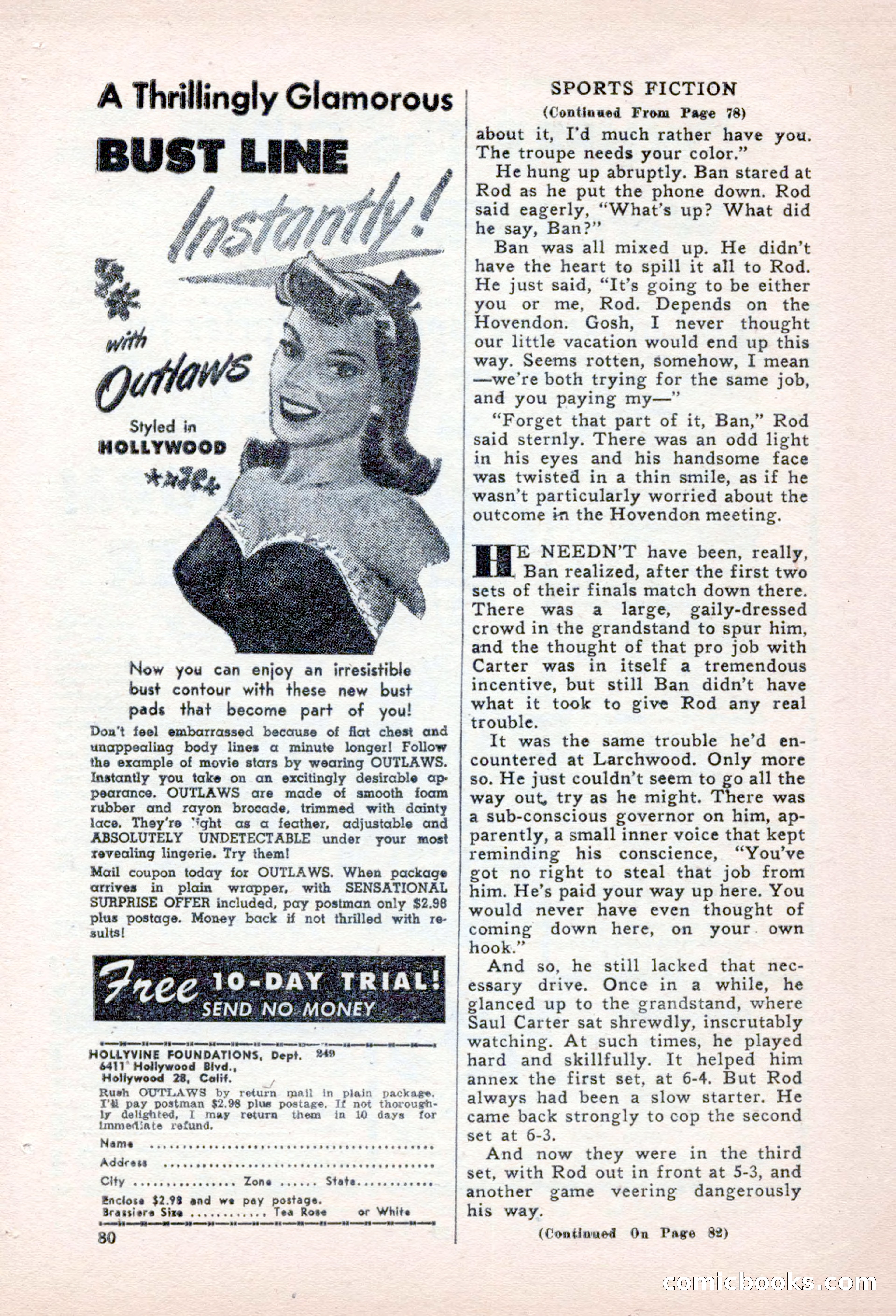 Sports Fiction, September 1947 — page 80 of 100