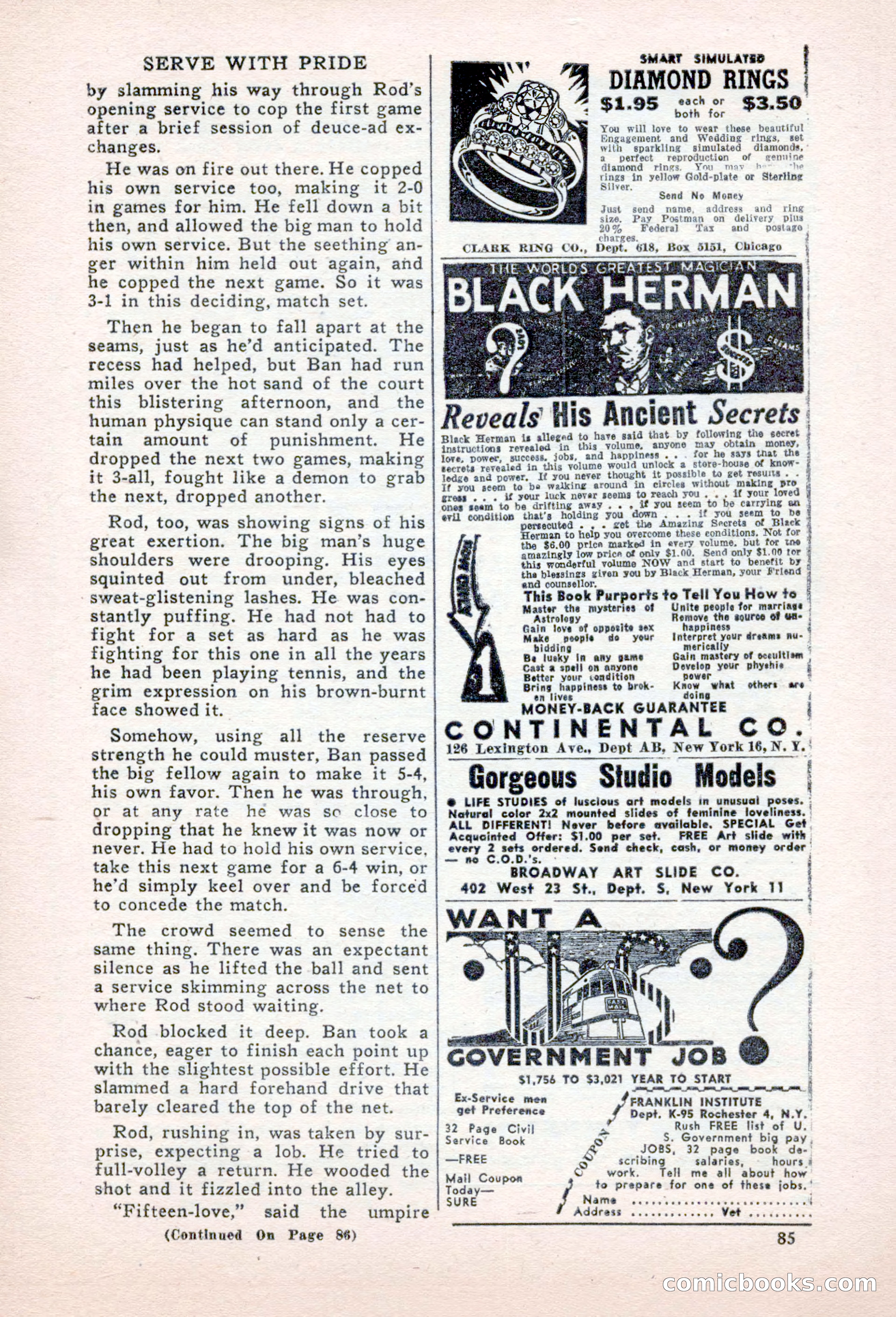 Sports Fiction, September 1947 — page 85 of 100