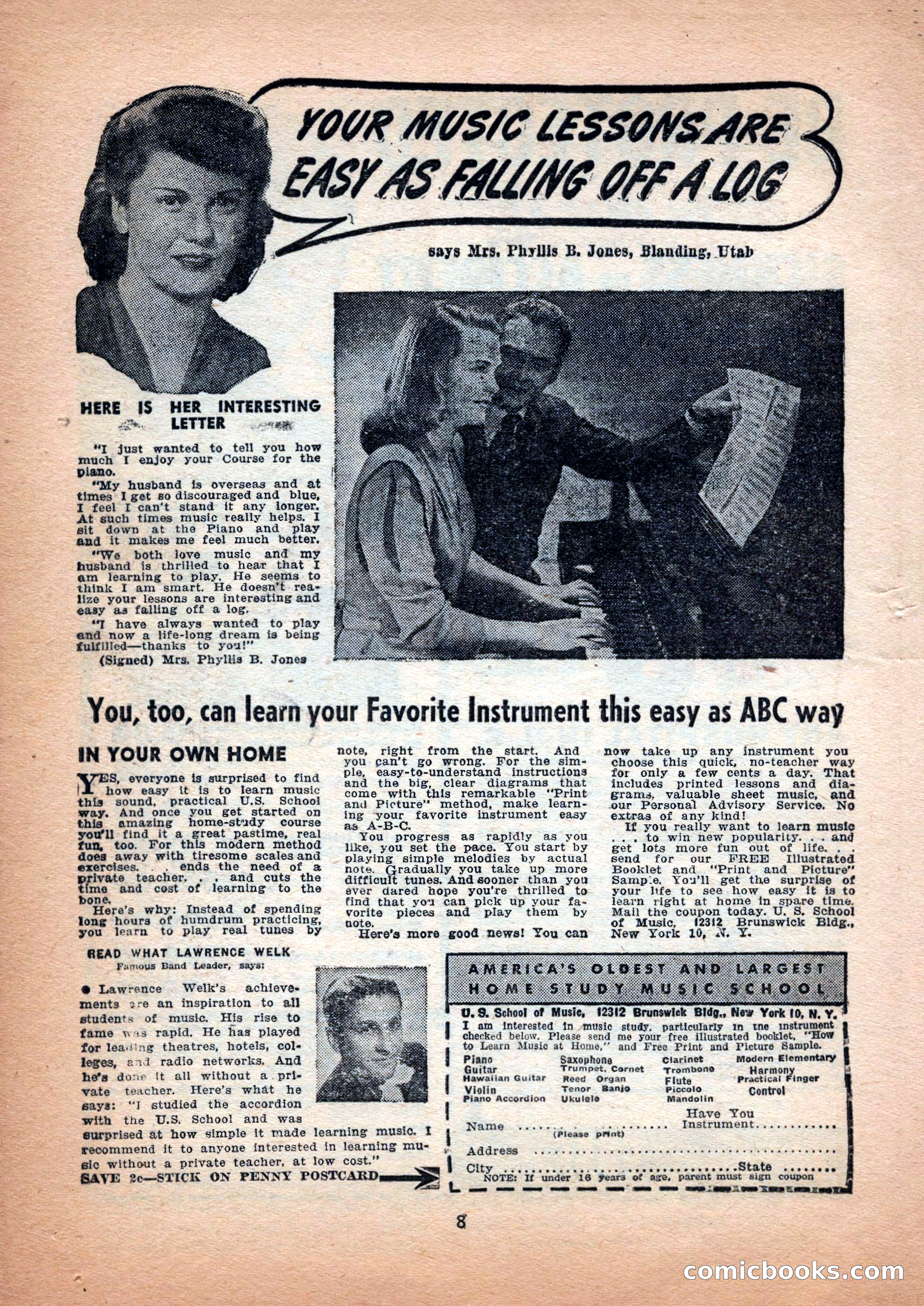 Sports Fiction, December 1947 — page 8 of 100