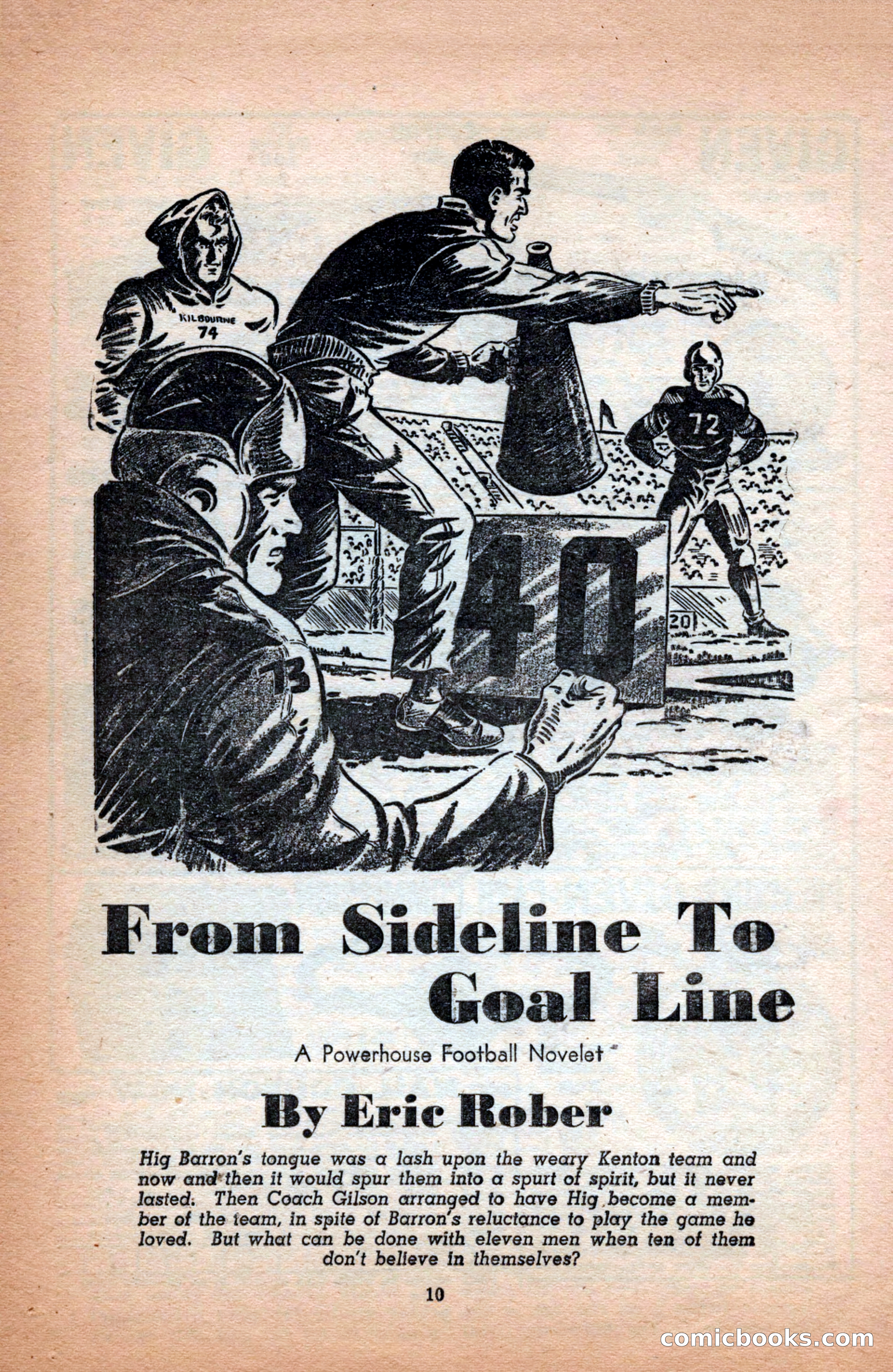 Sports Fiction, December 1947 — page 10 of 100