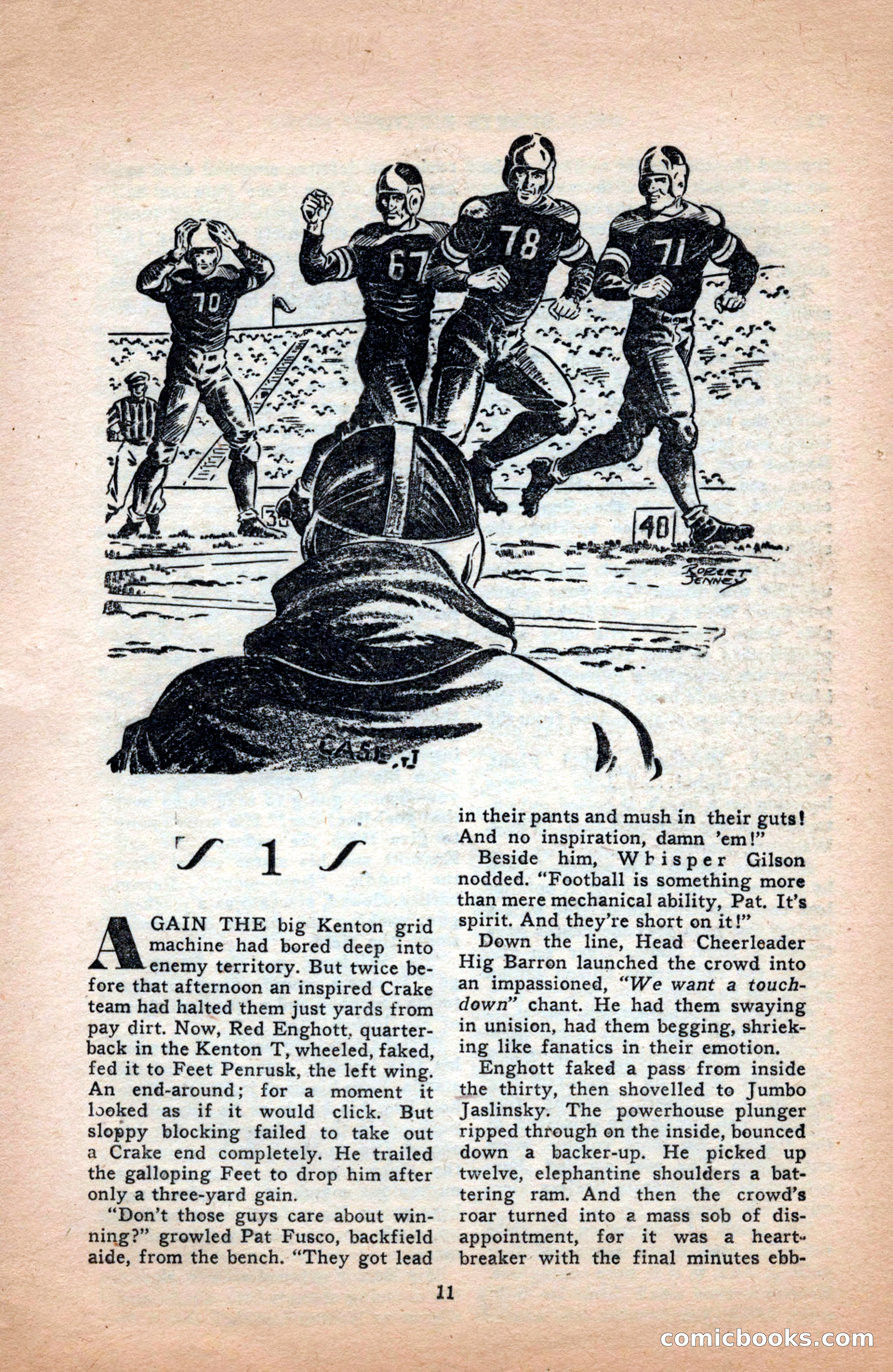 Sports Fiction, December 1947 — page 11 of 100