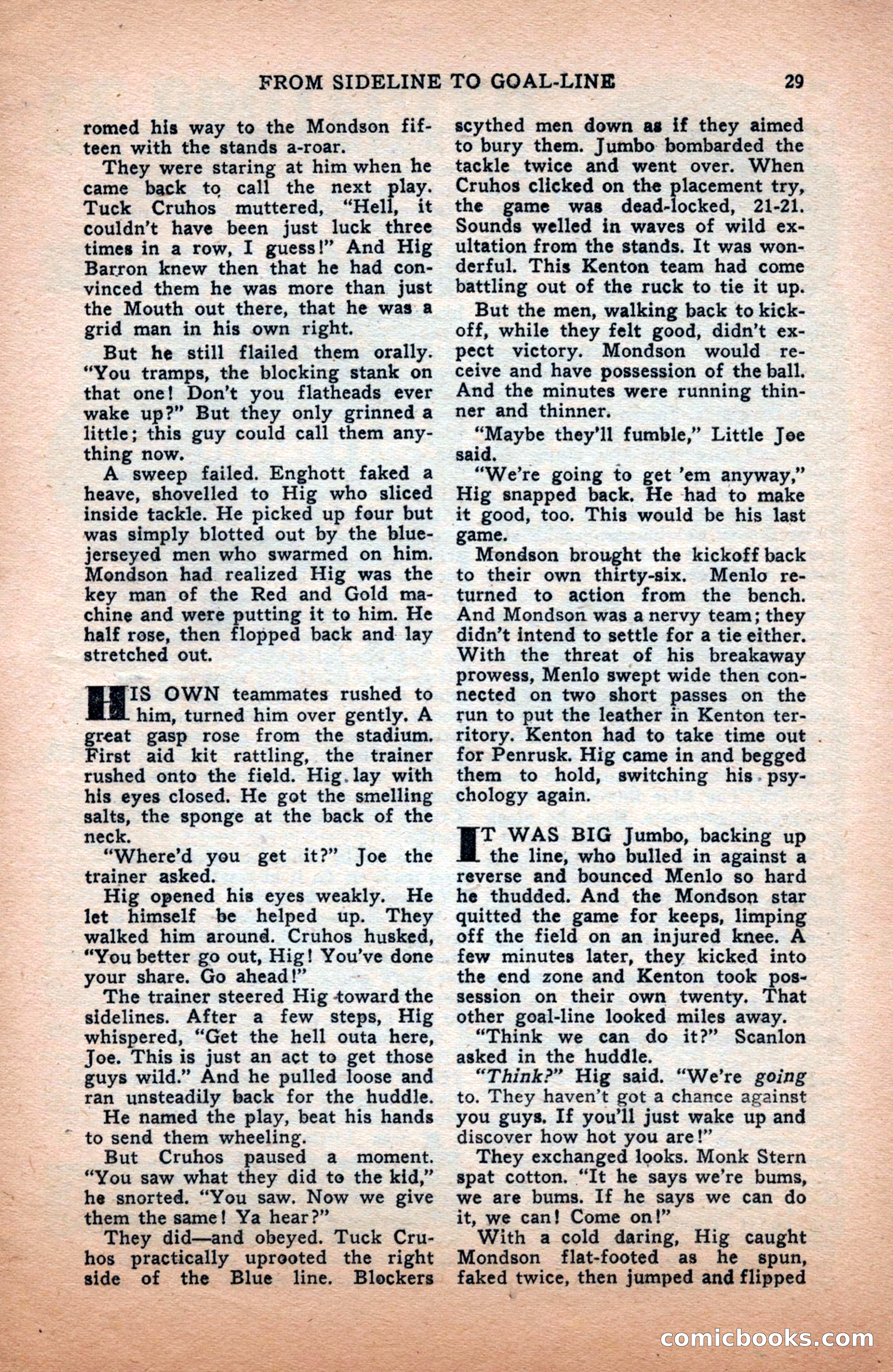 Sports Fiction, December 1947 — page 29 of 100