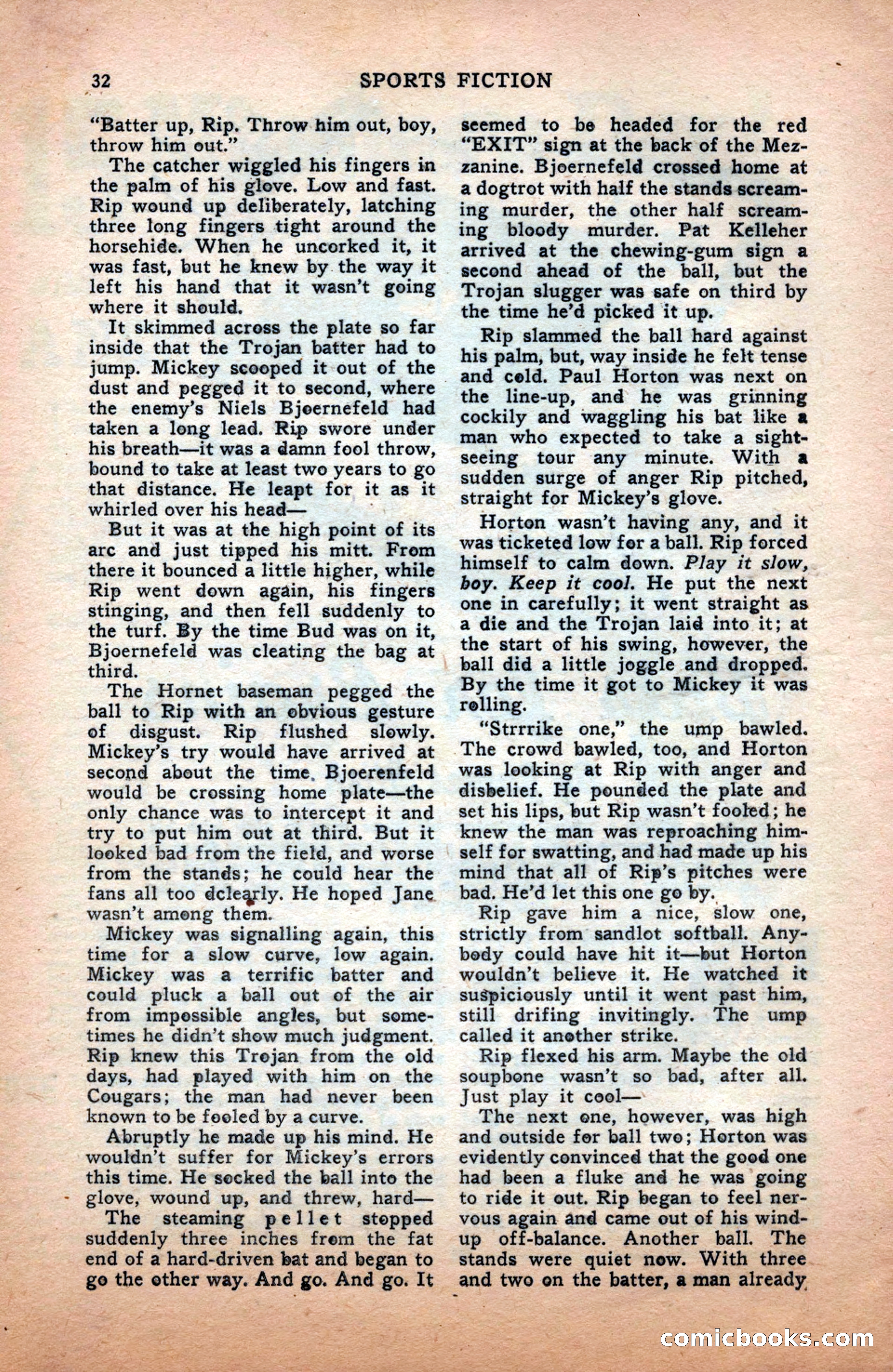 Sports Fiction, December 1947 — page 32 of 100