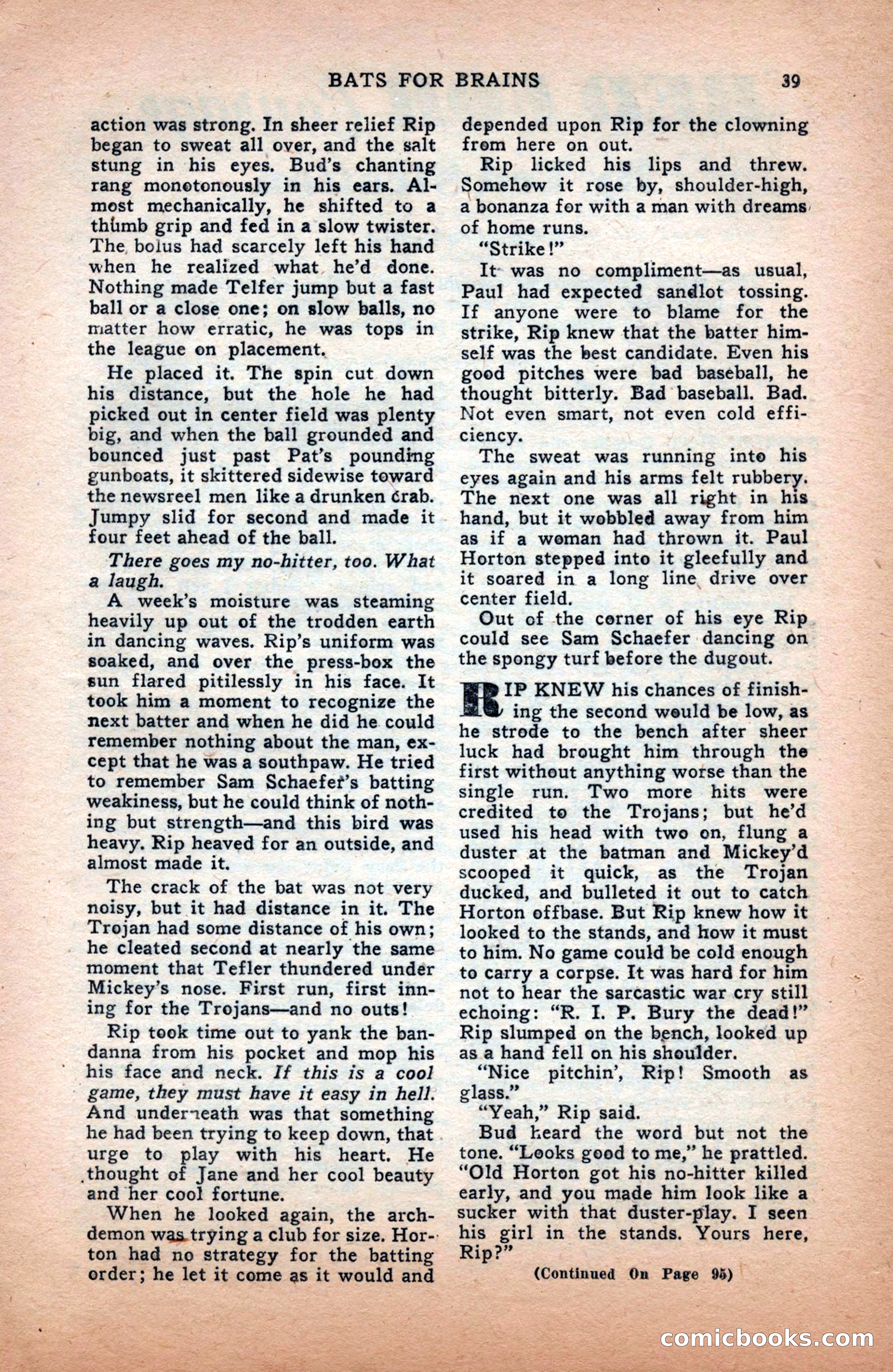 Sports Fiction, December 1947 — page 39 of 100