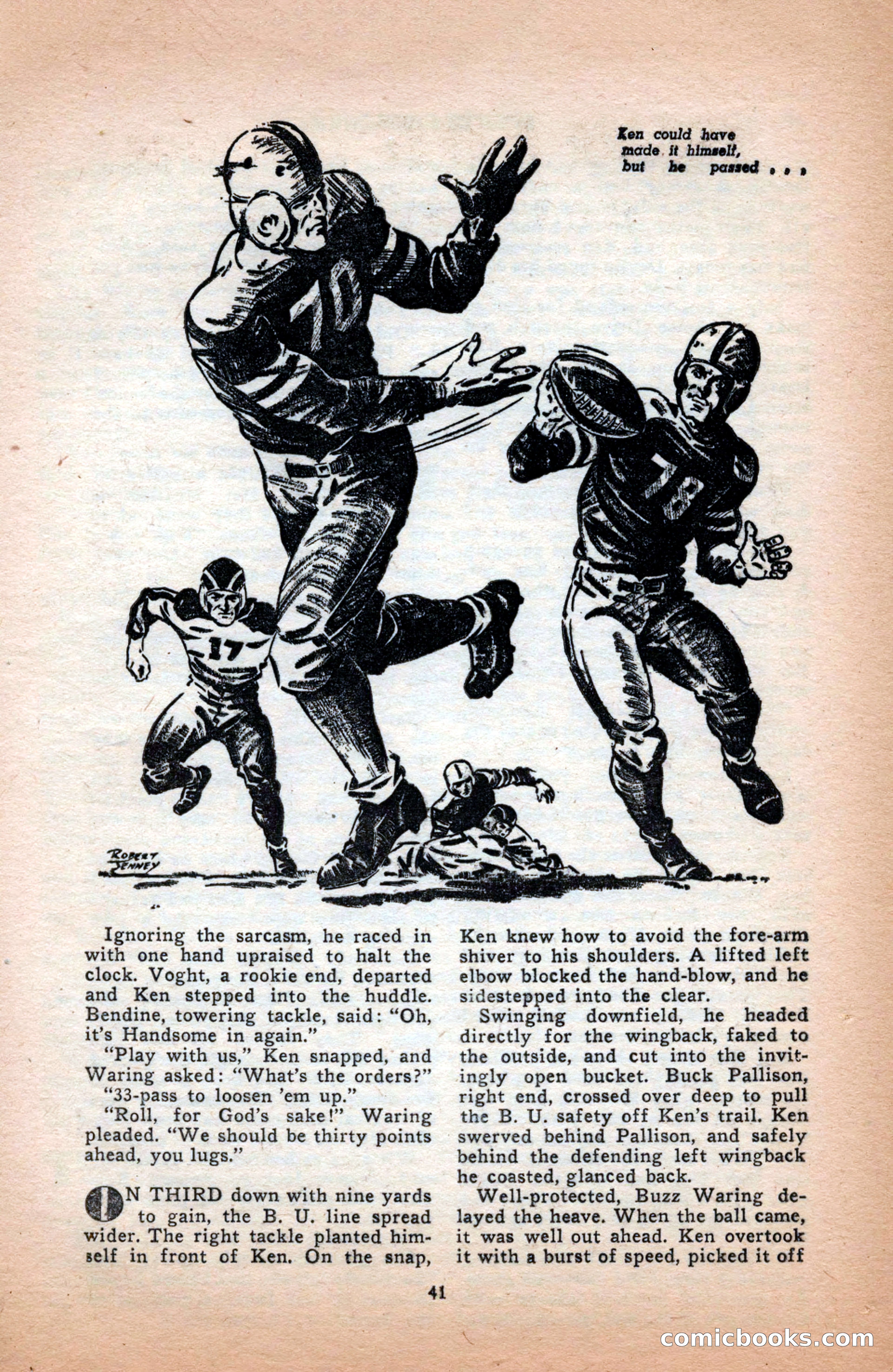 Sports Fiction, December 1947 — page 41 of 100