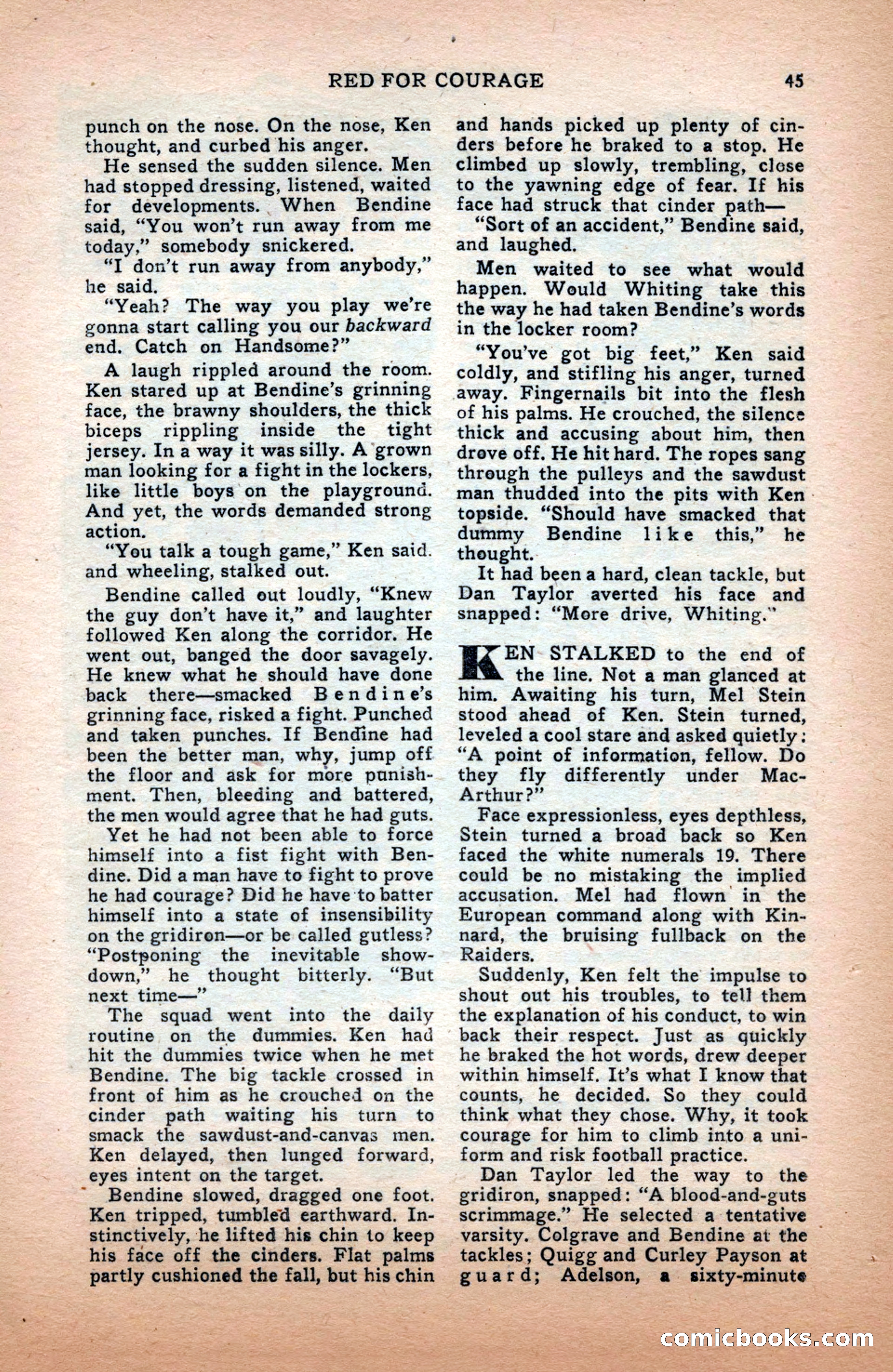 Sports Fiction, December 1947 — page 45 of 100