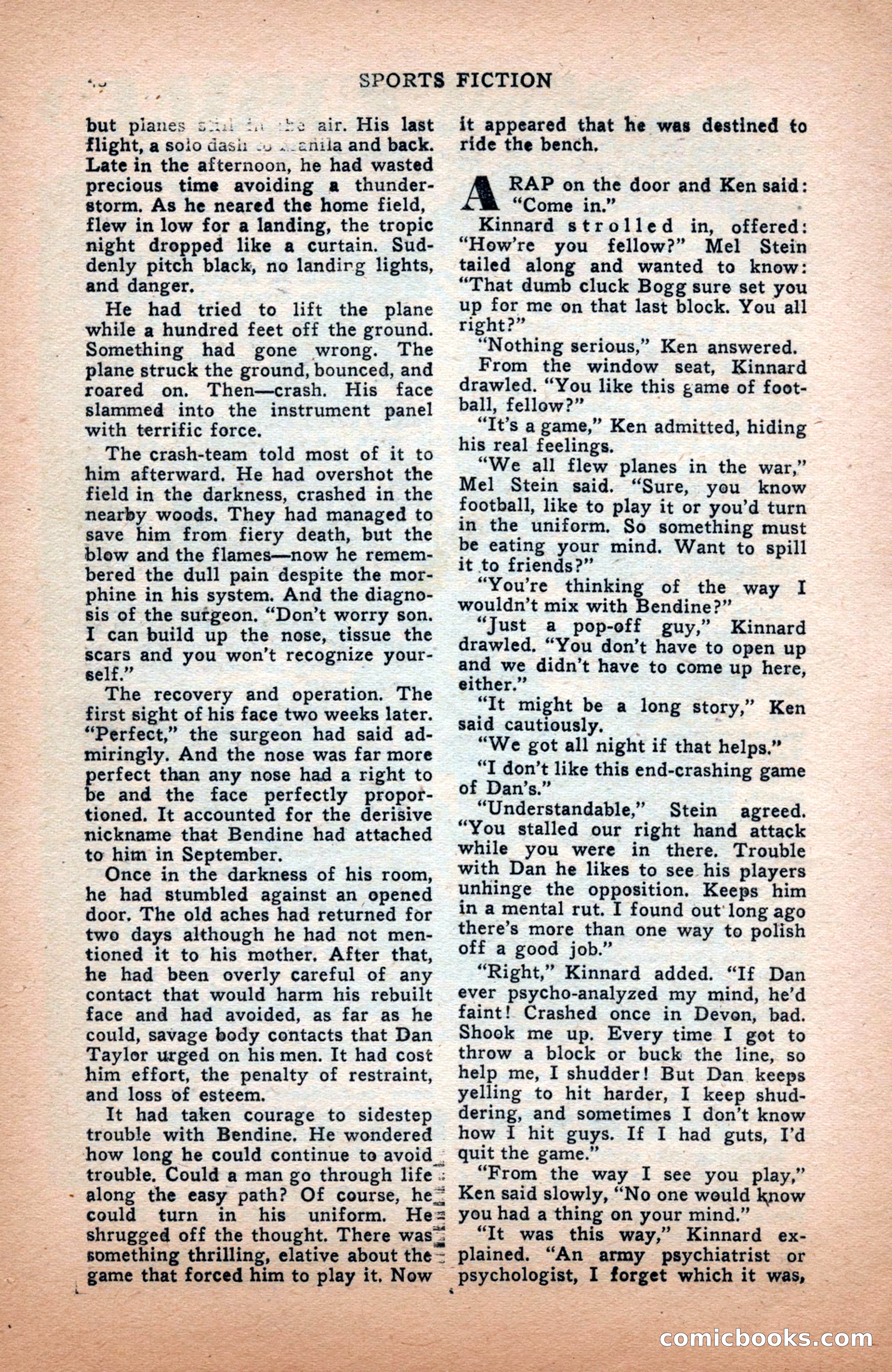 Sports Fiction, December 1947 — page 48 of 100