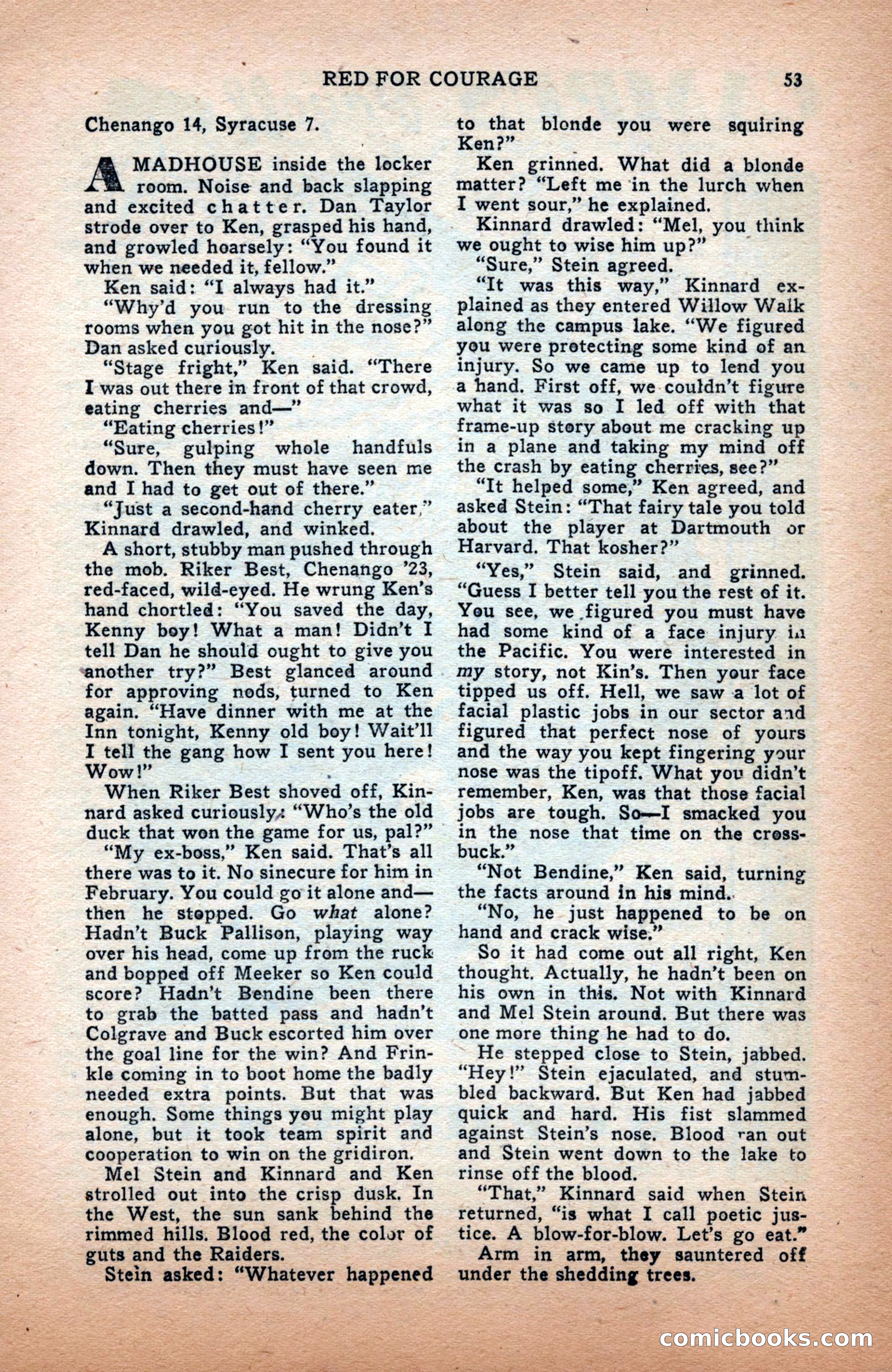 Sports Fiction, December 1947 — page 53 of 100