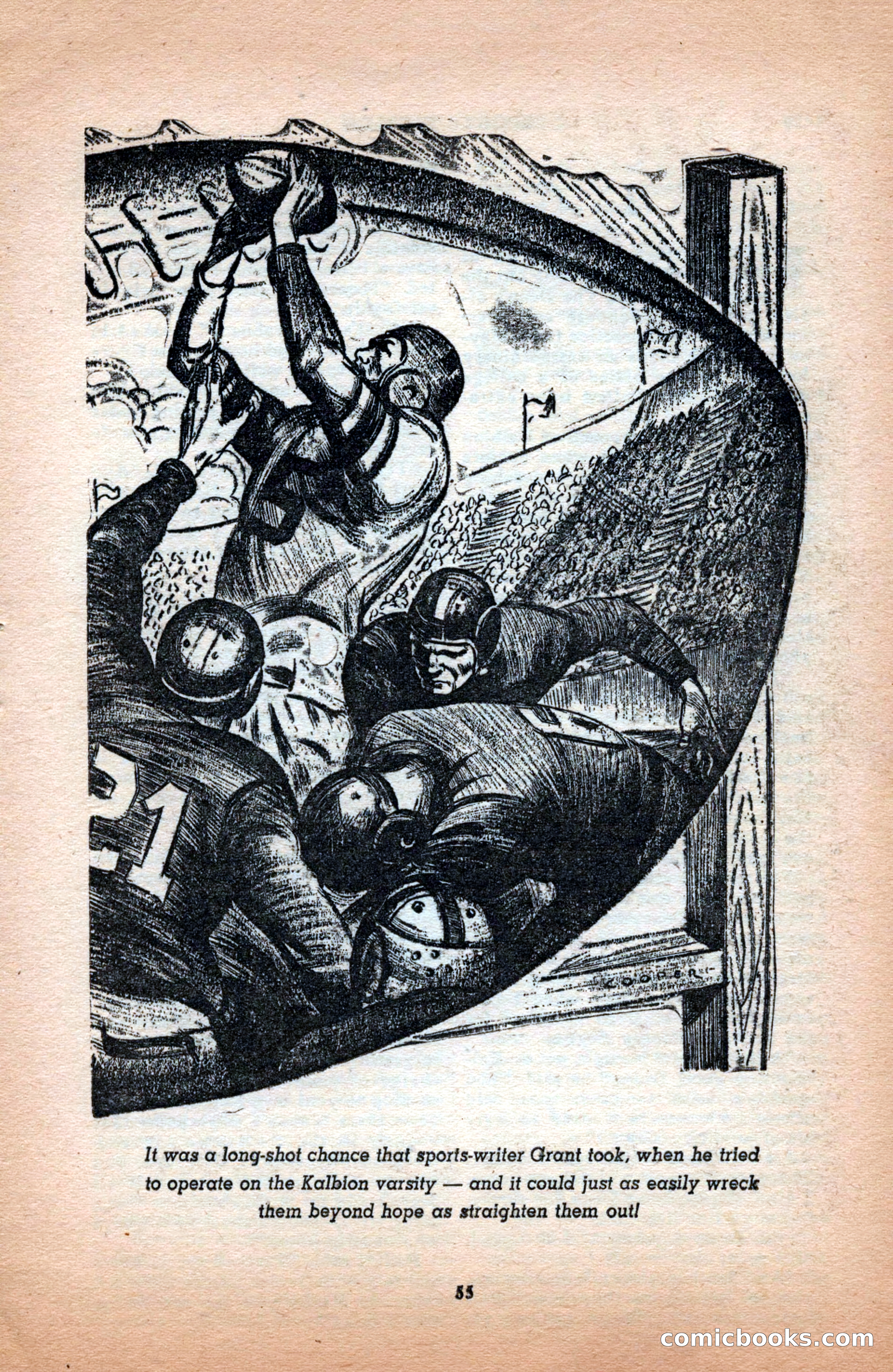 Sports Fiction, December 1947 — page 55 of 100