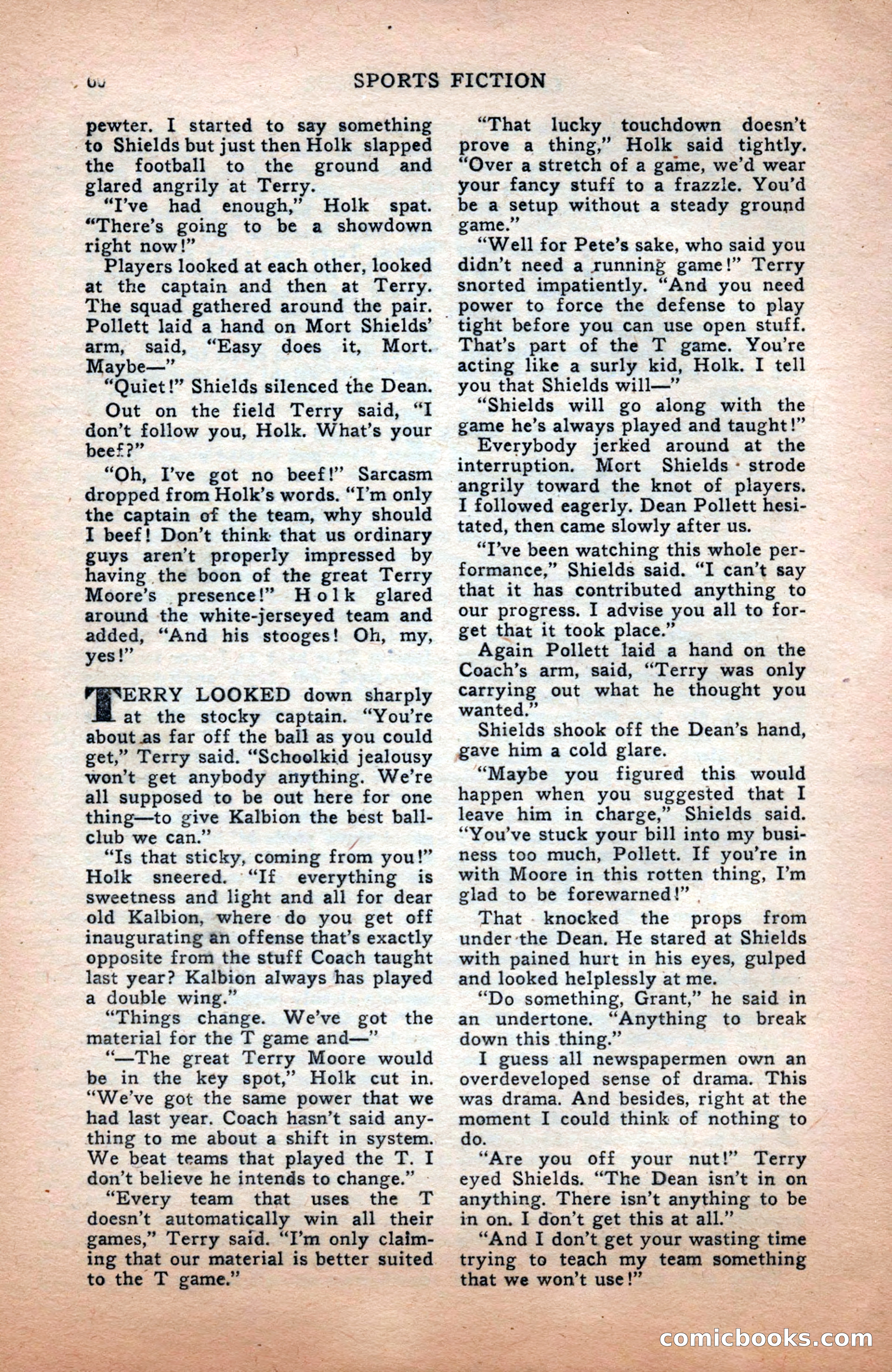 Sports Fiction, December 1947 — page 60 of 100
