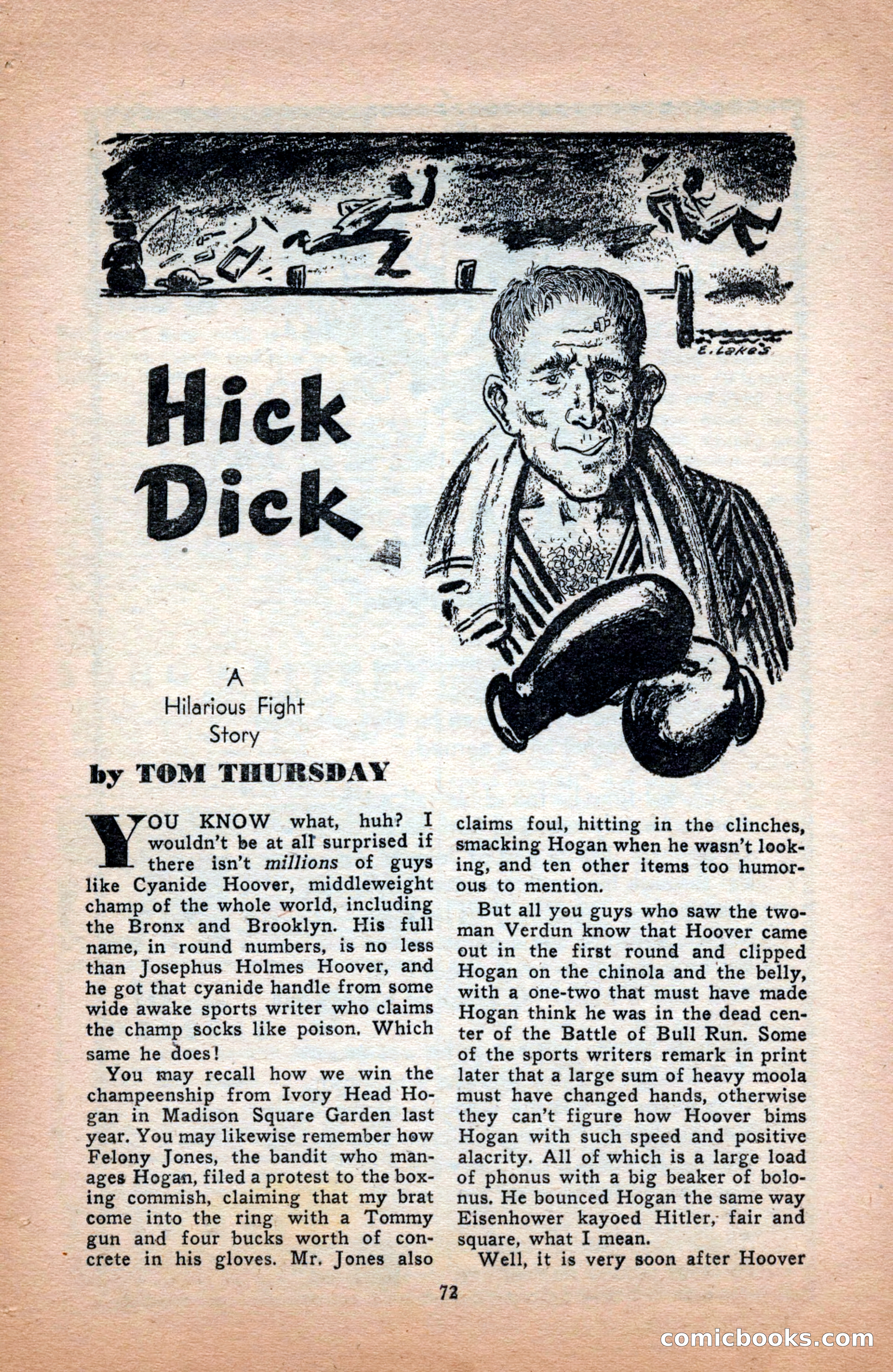 Sports Fiction, December 1947 — page 72 of 100