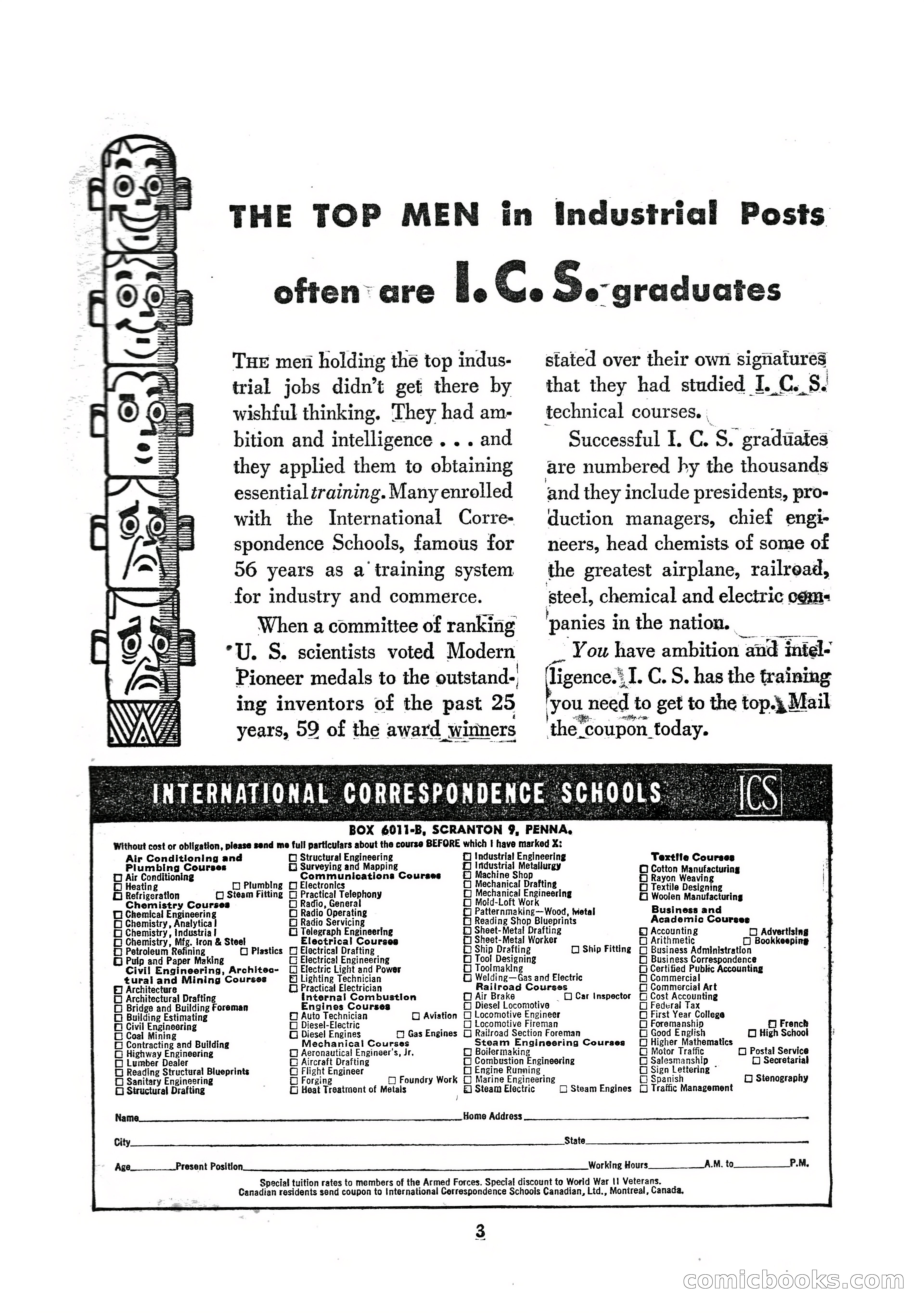 Sports Fiction, July 1948 — page 3 of 100