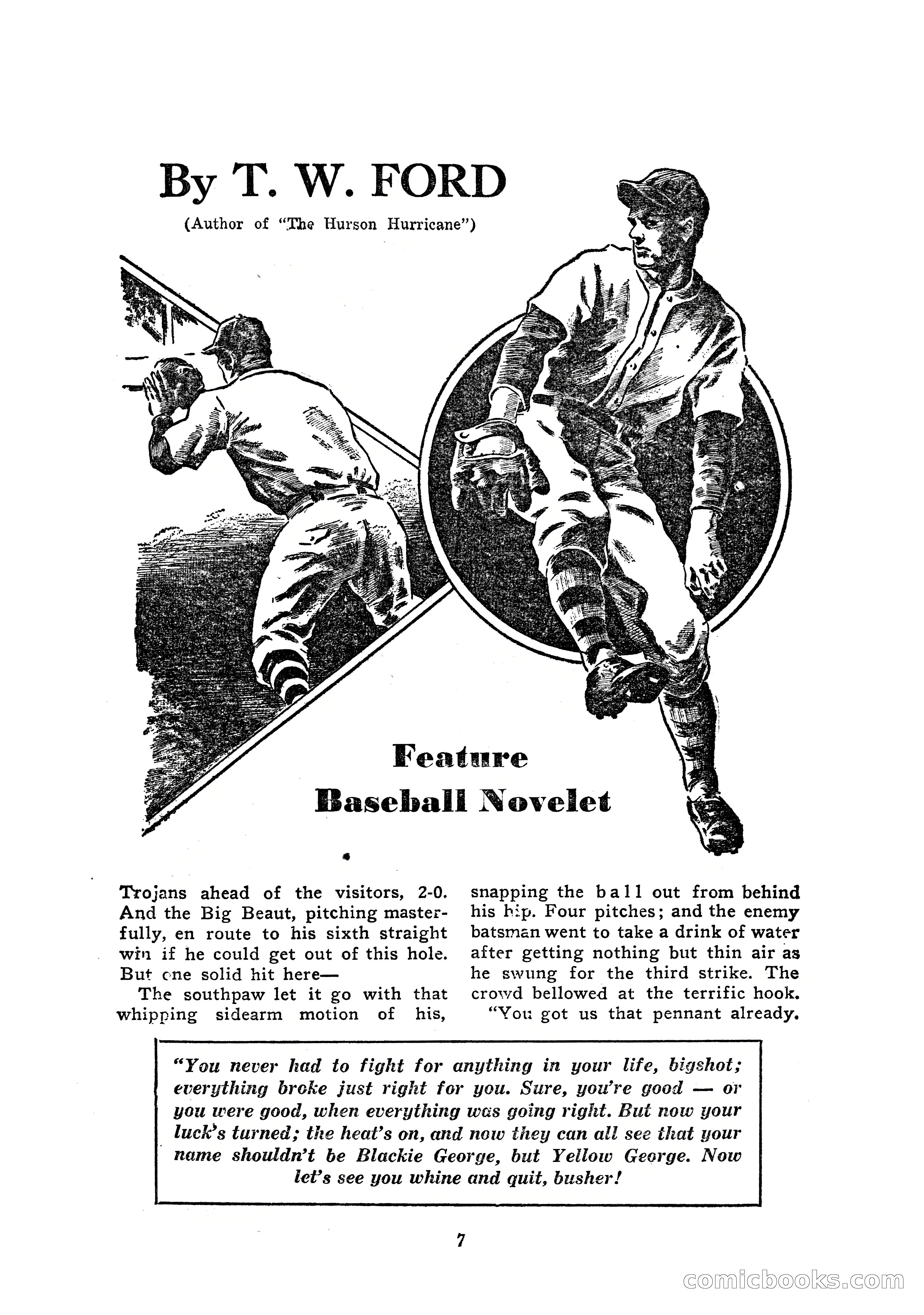 Sports Fiction, July 1948 — page 7 of 100