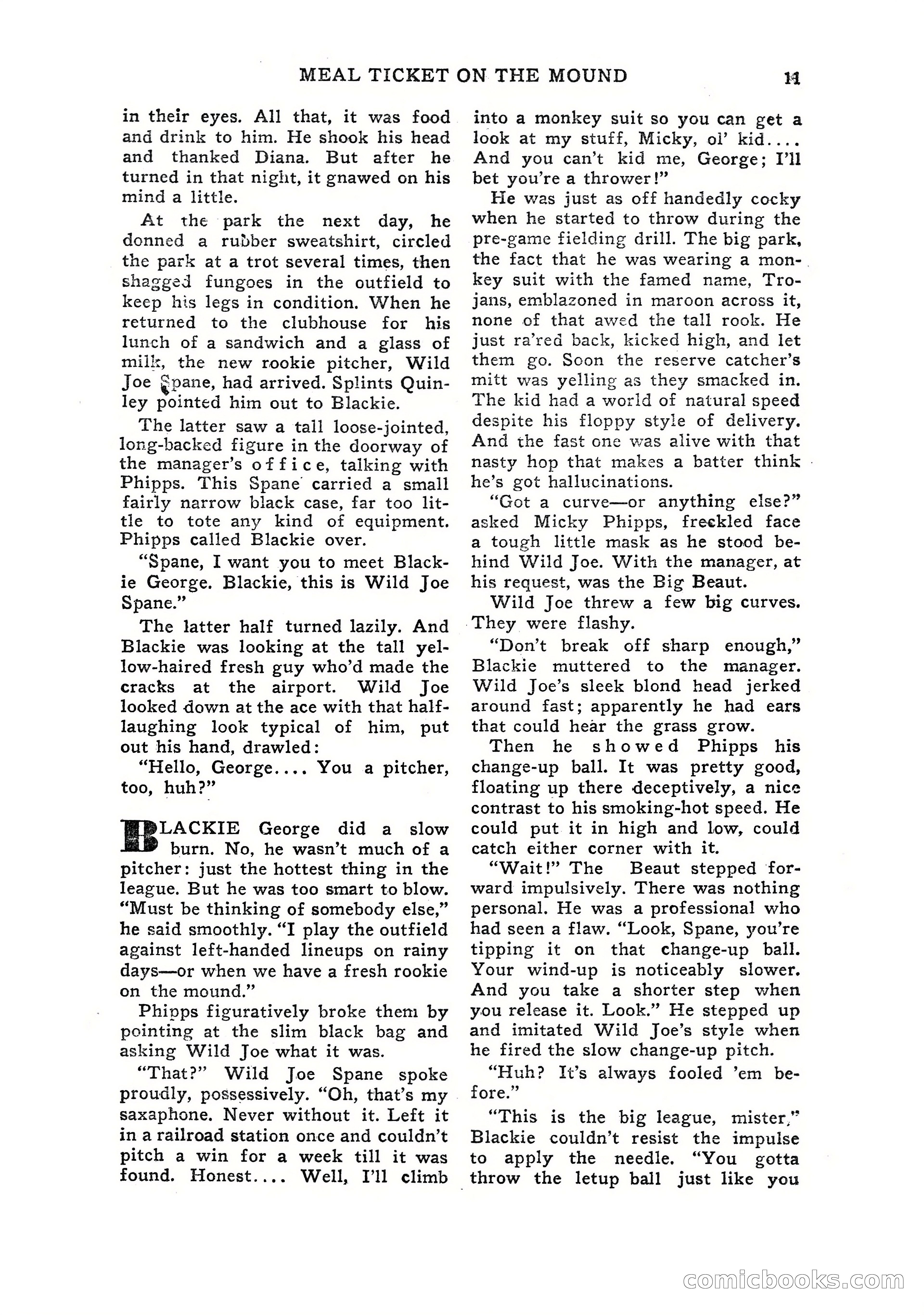 Sports Fiction, July 1948 — page 11 of 100