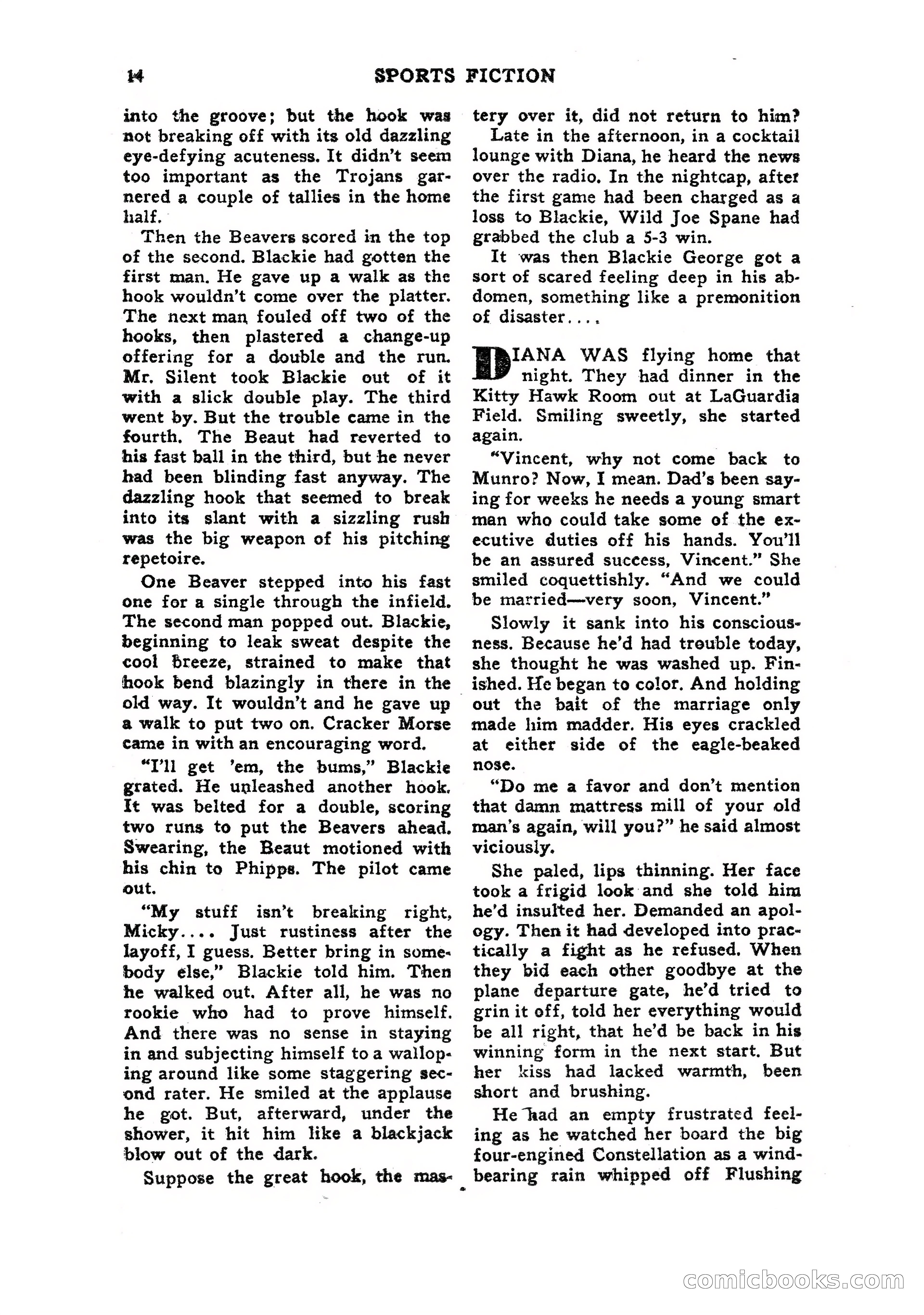 Sports Fiction, July 1948 — page 14 of 100