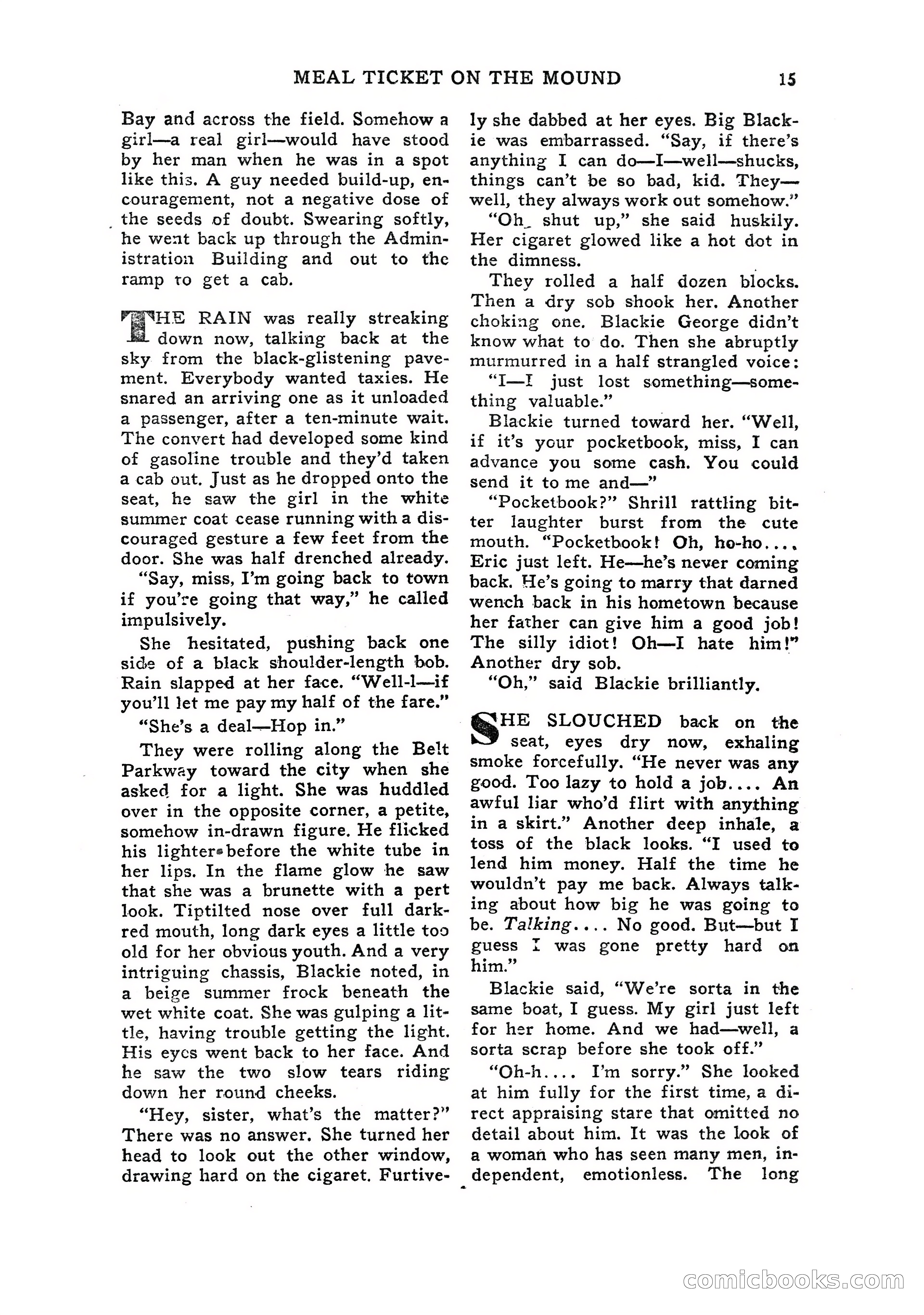 Sports Fiction, July 1948 — page 15 of 100