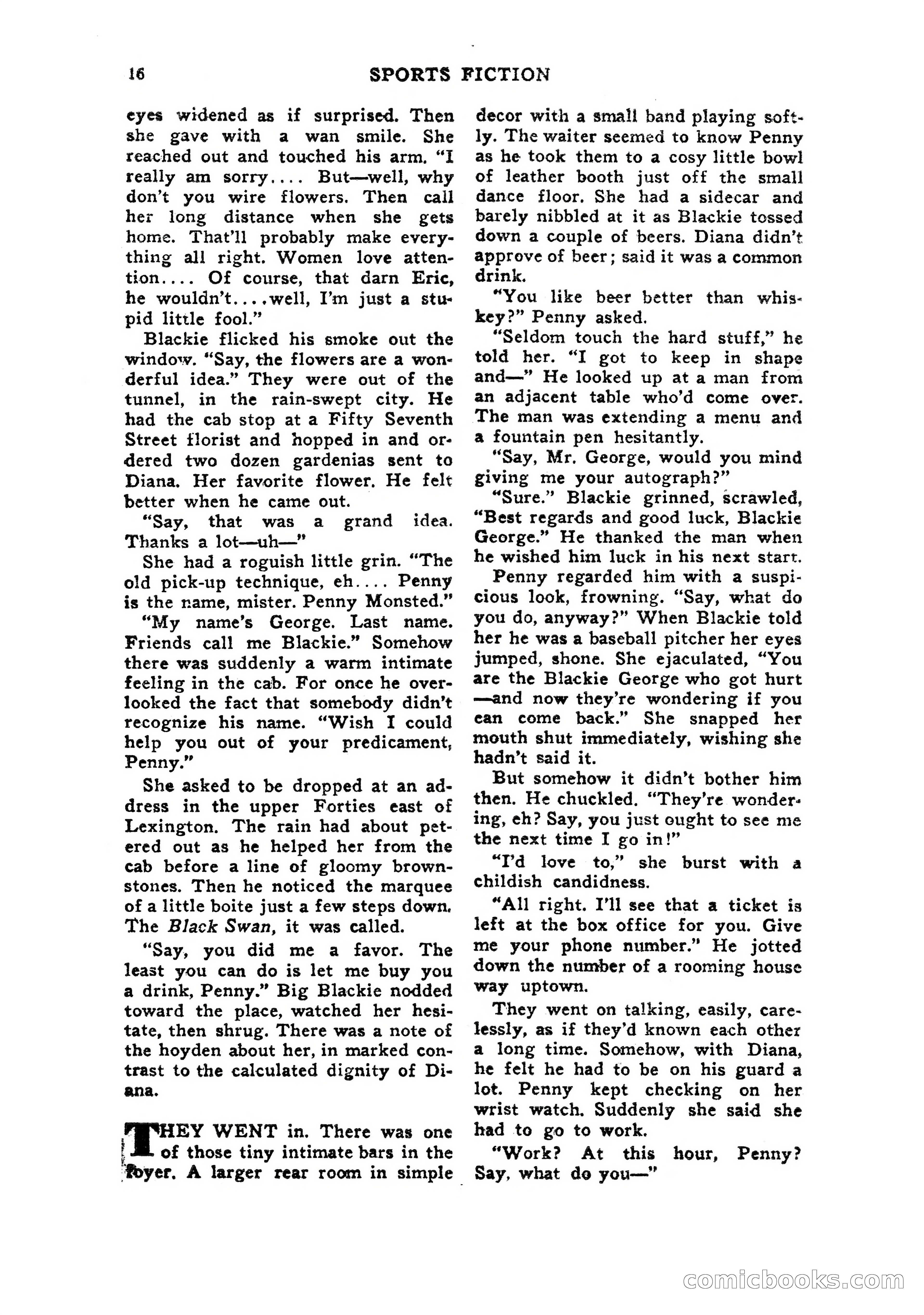 Sports Fiction, July 1948 — page 16 of 100