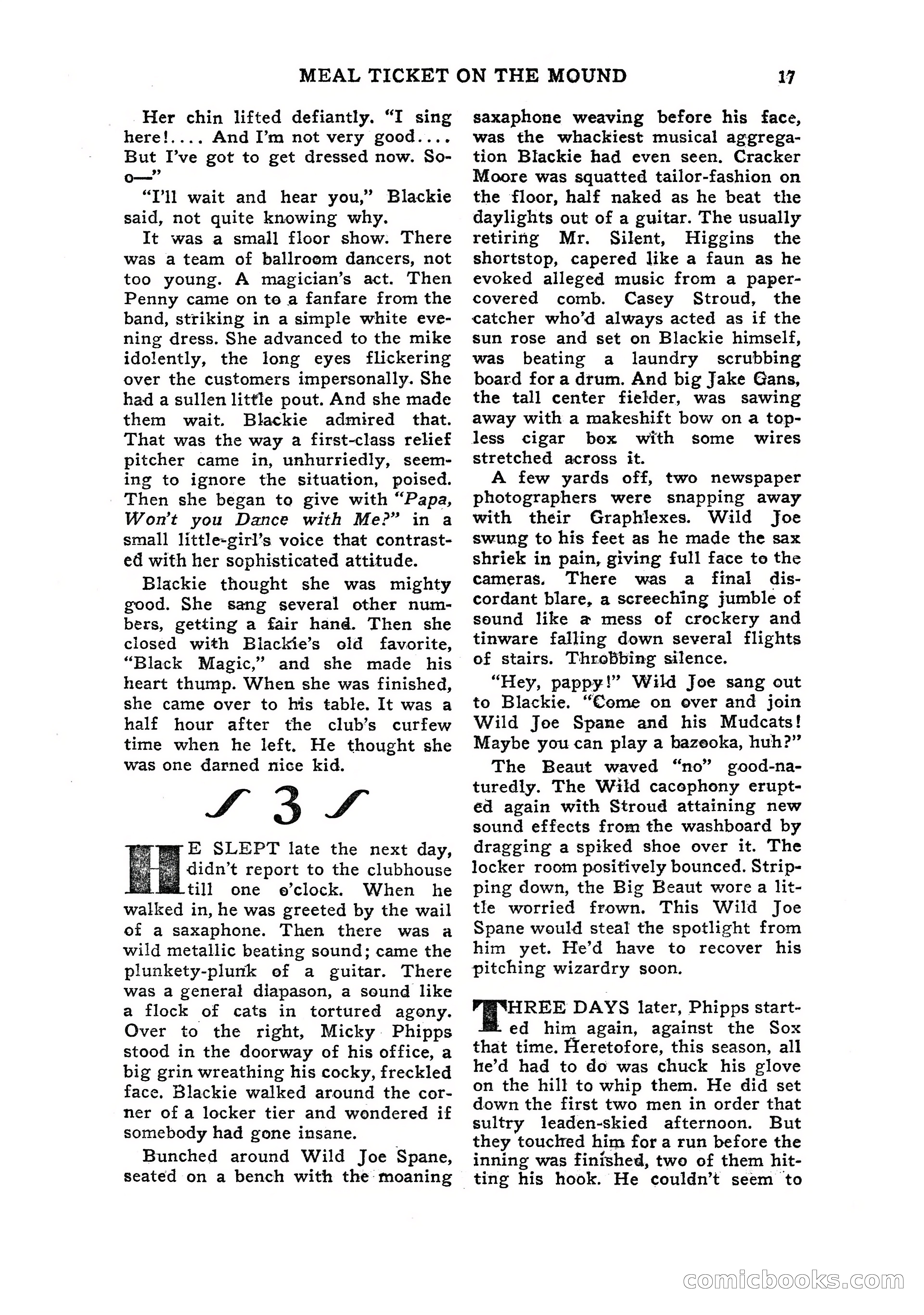 Sports Fiction, July 1948 — page 17 of 100