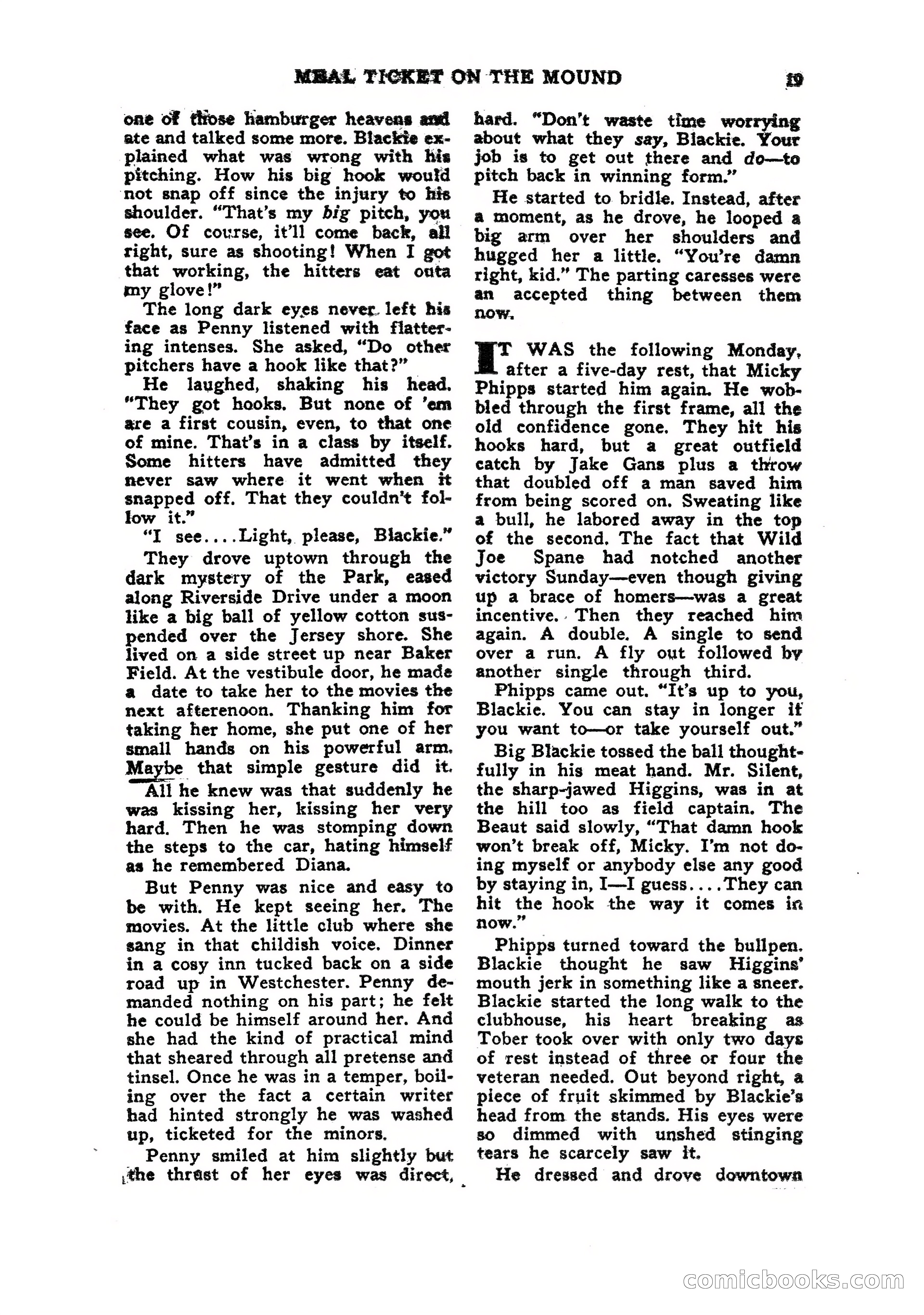Sports Fiction, July 1948 — page 19 of 100