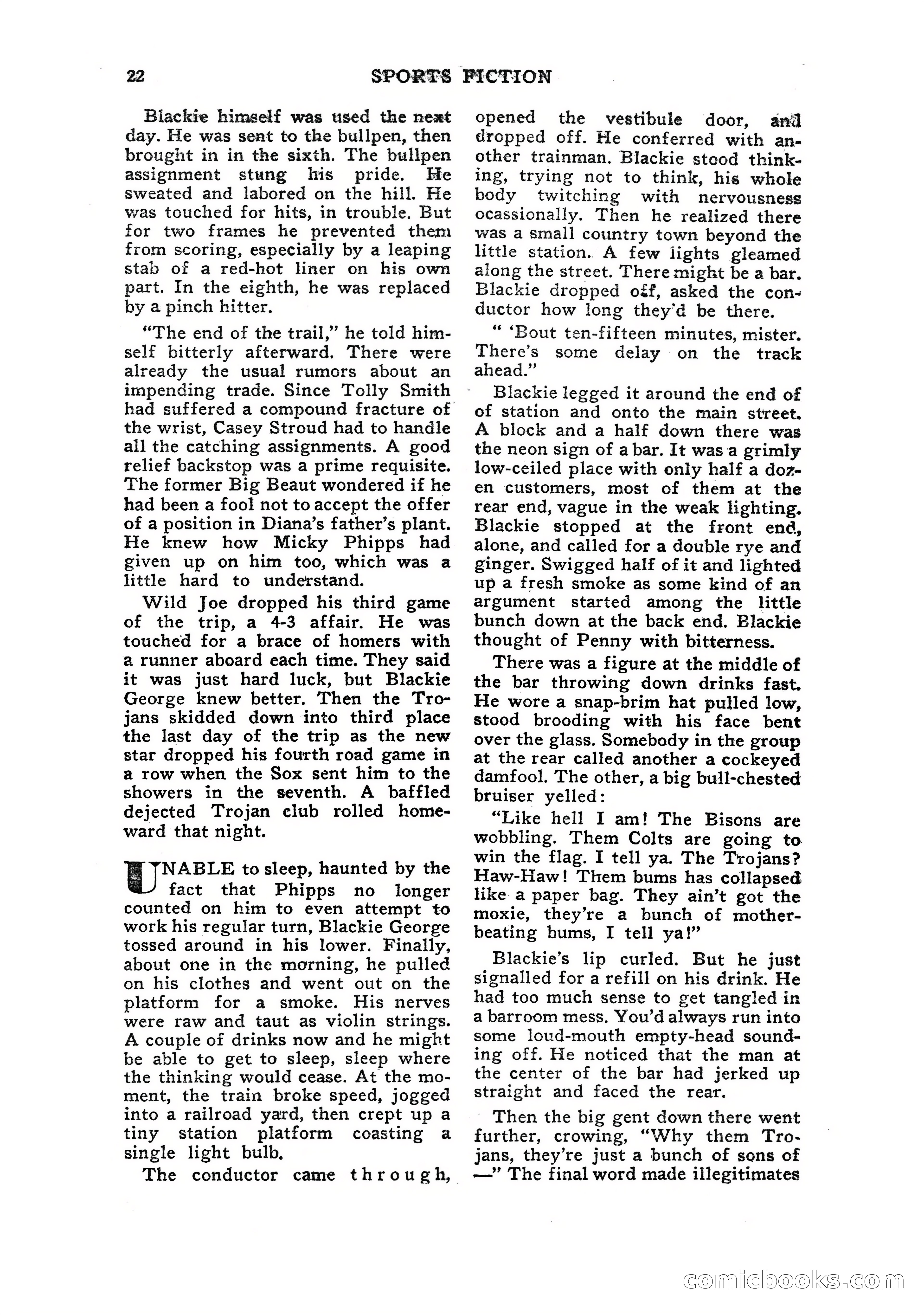 Sports Fiction, July 1948 — page 22 of 100