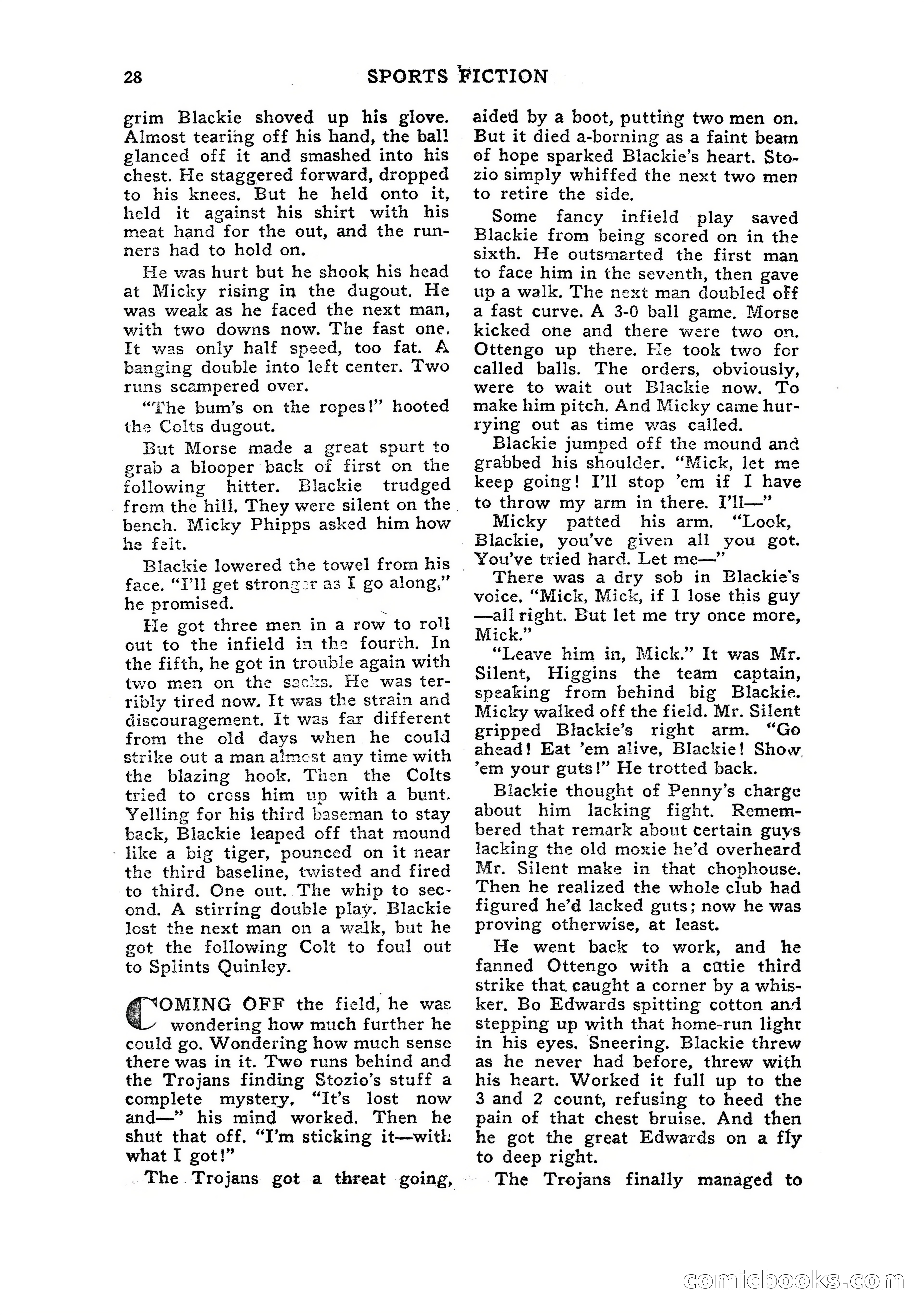 Sports Fiction, July 1948 — page 28 of 100