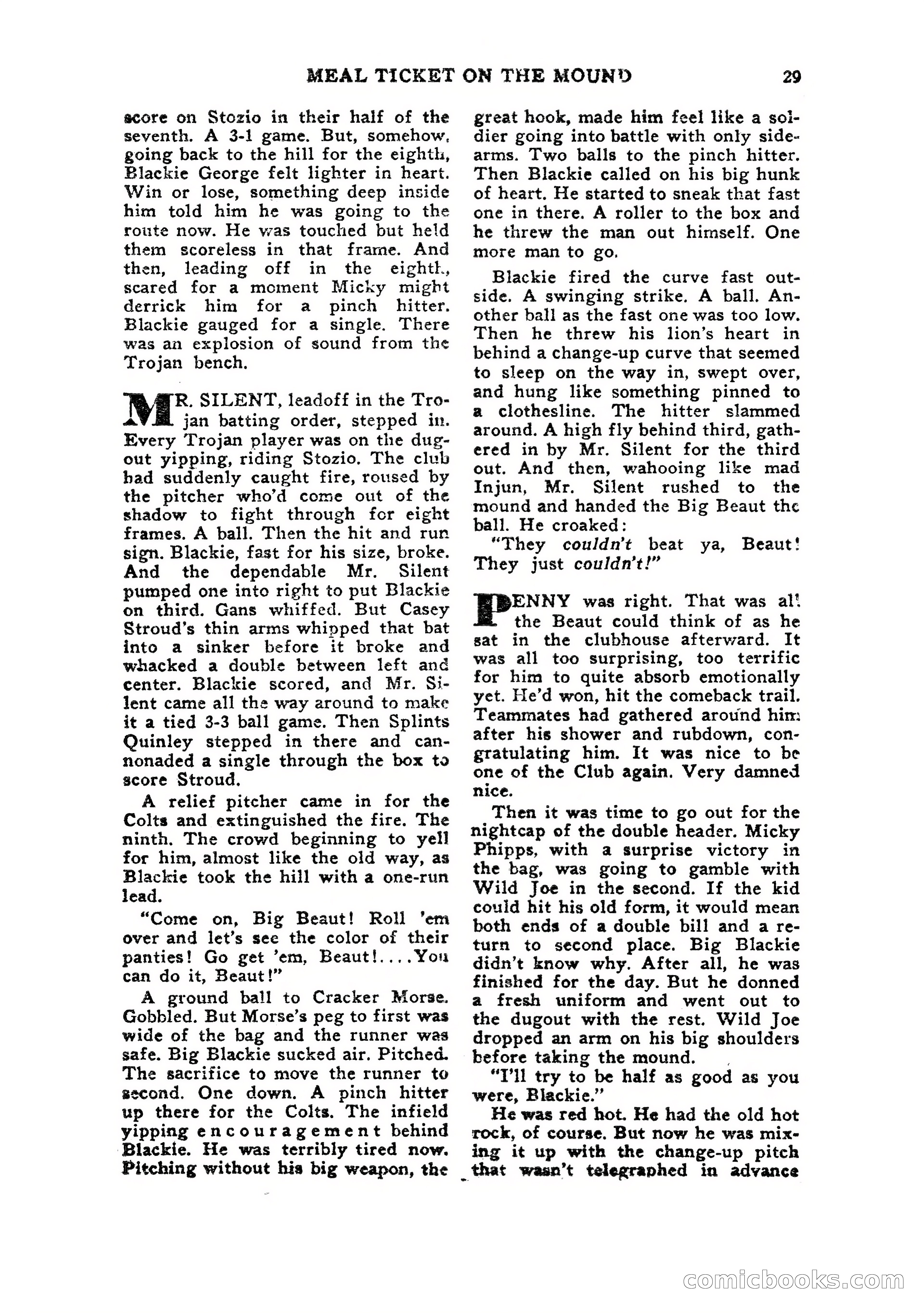 Sports Fiction, July 1948 — page 29 of 100