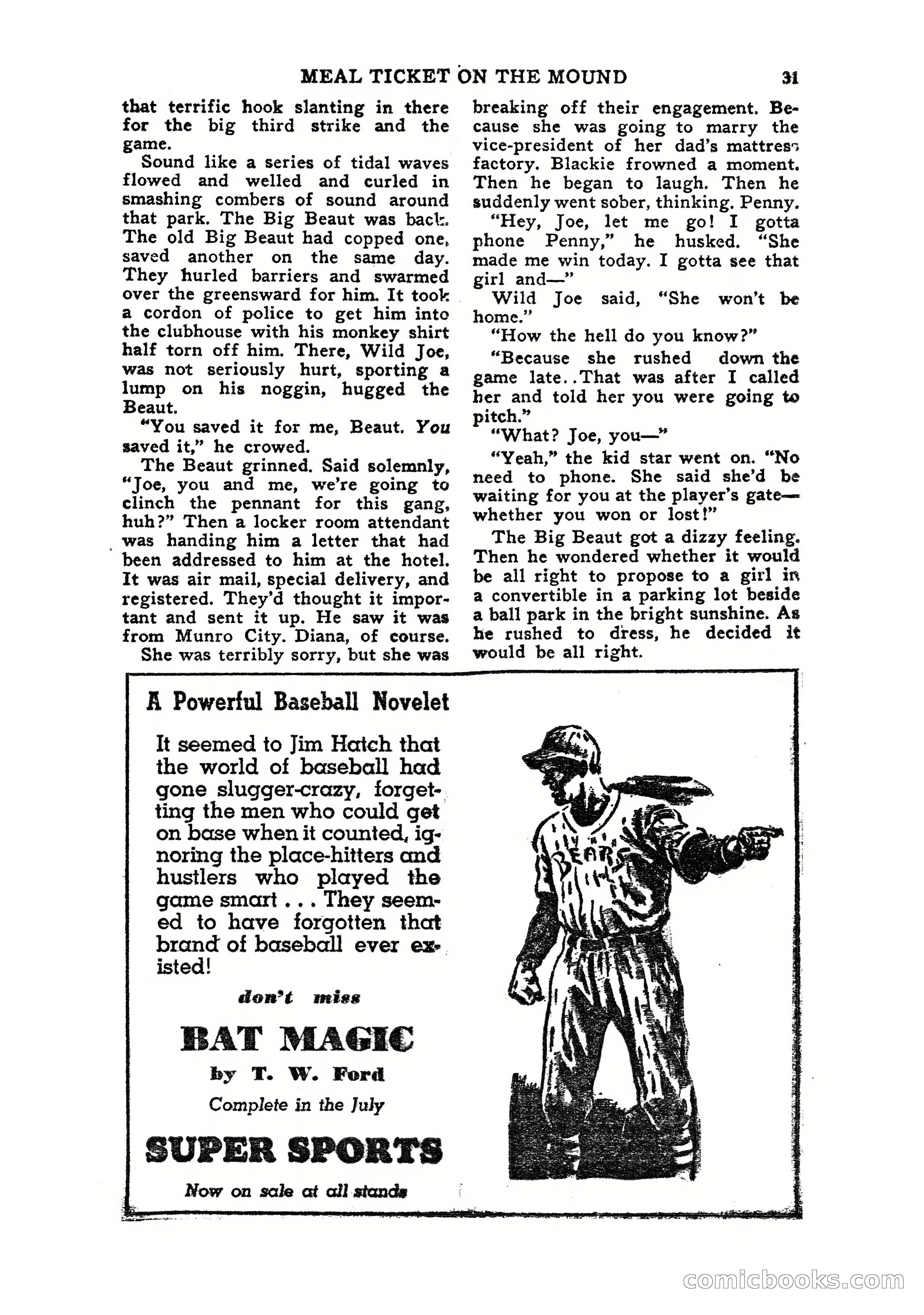 Sports Fiction, July 1948 — page 31 of 100