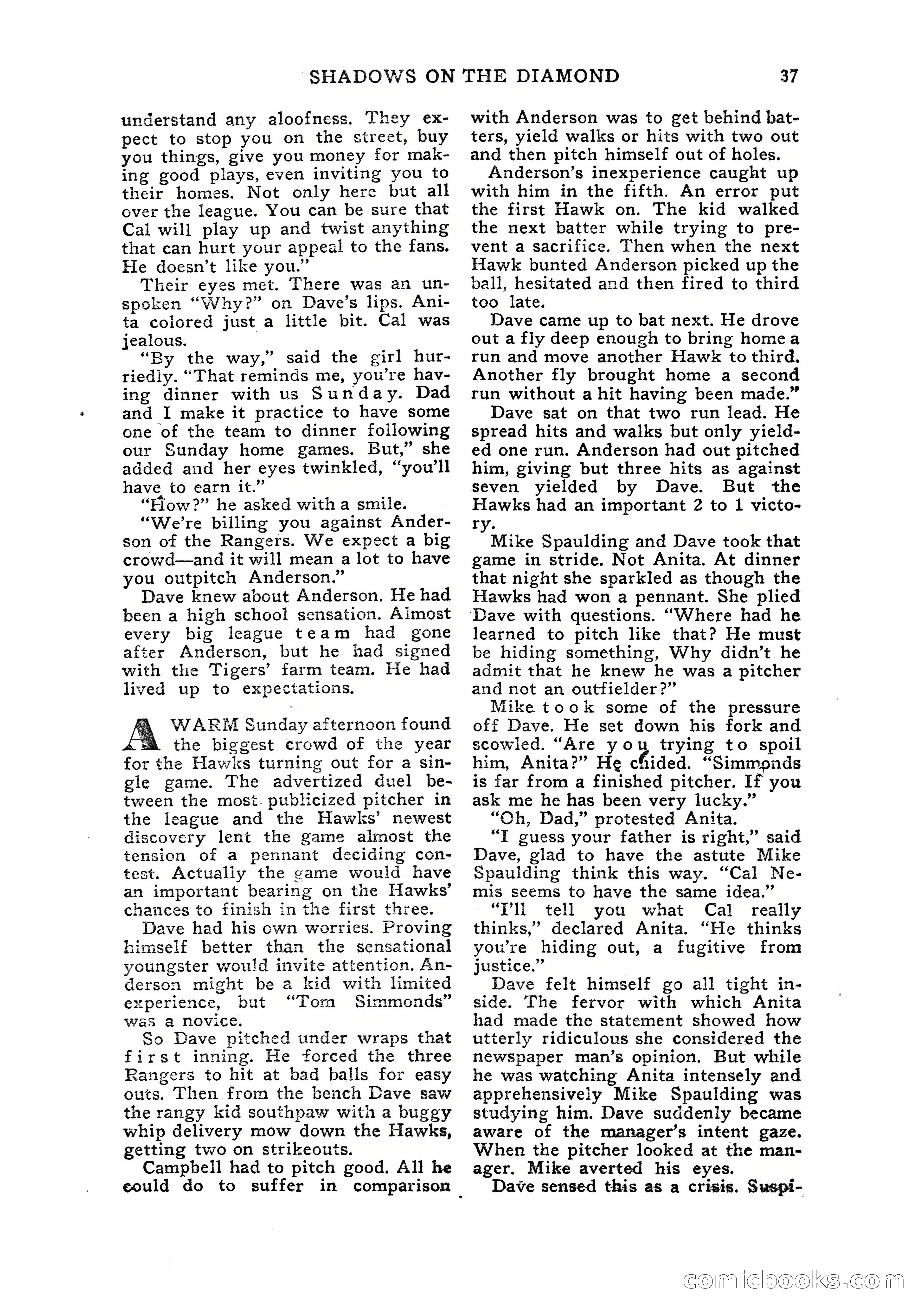 Sports Fiction, July 1948 — page 37 of 100