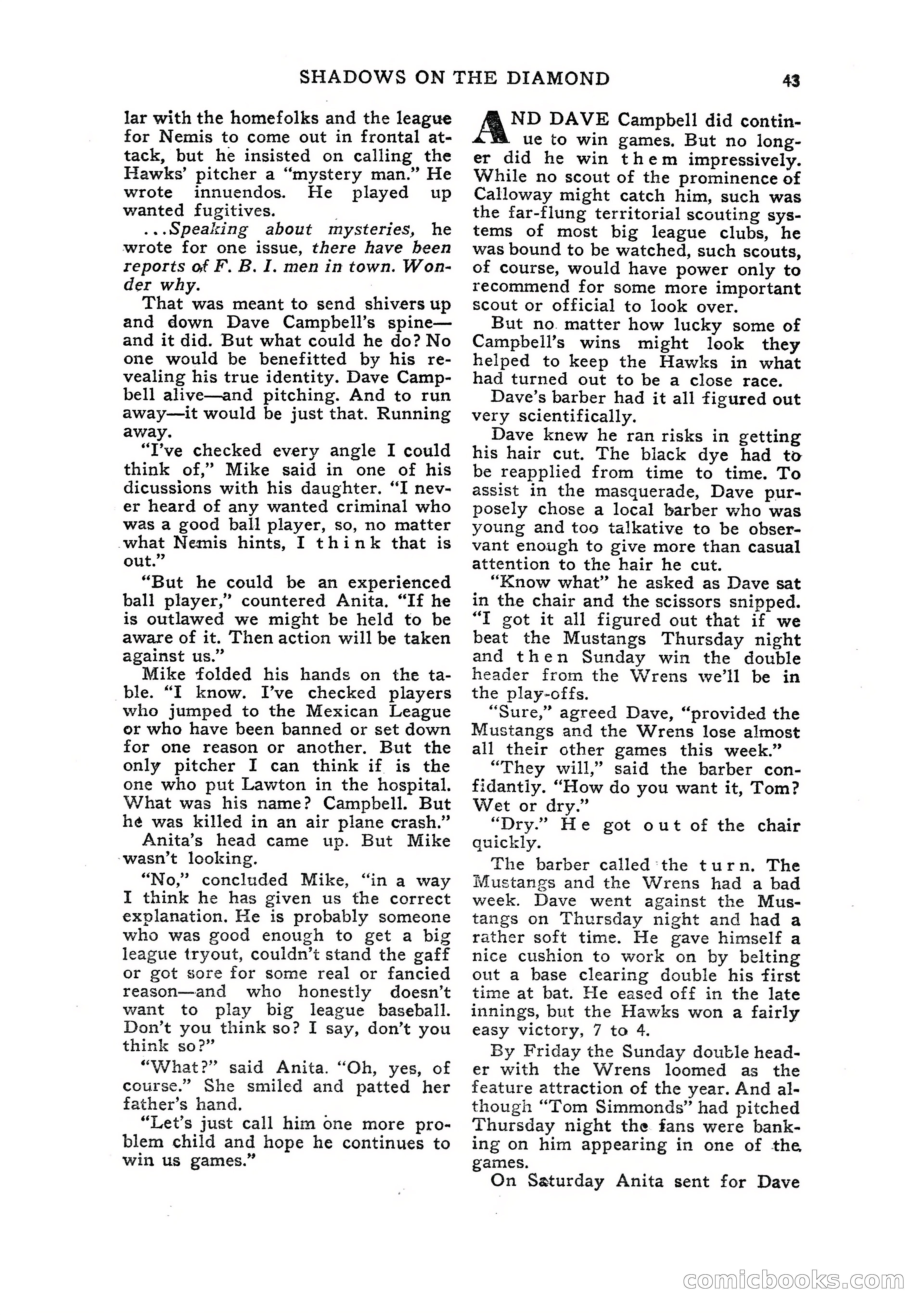 Sports Fiction, July 1948 — page 43 of 100