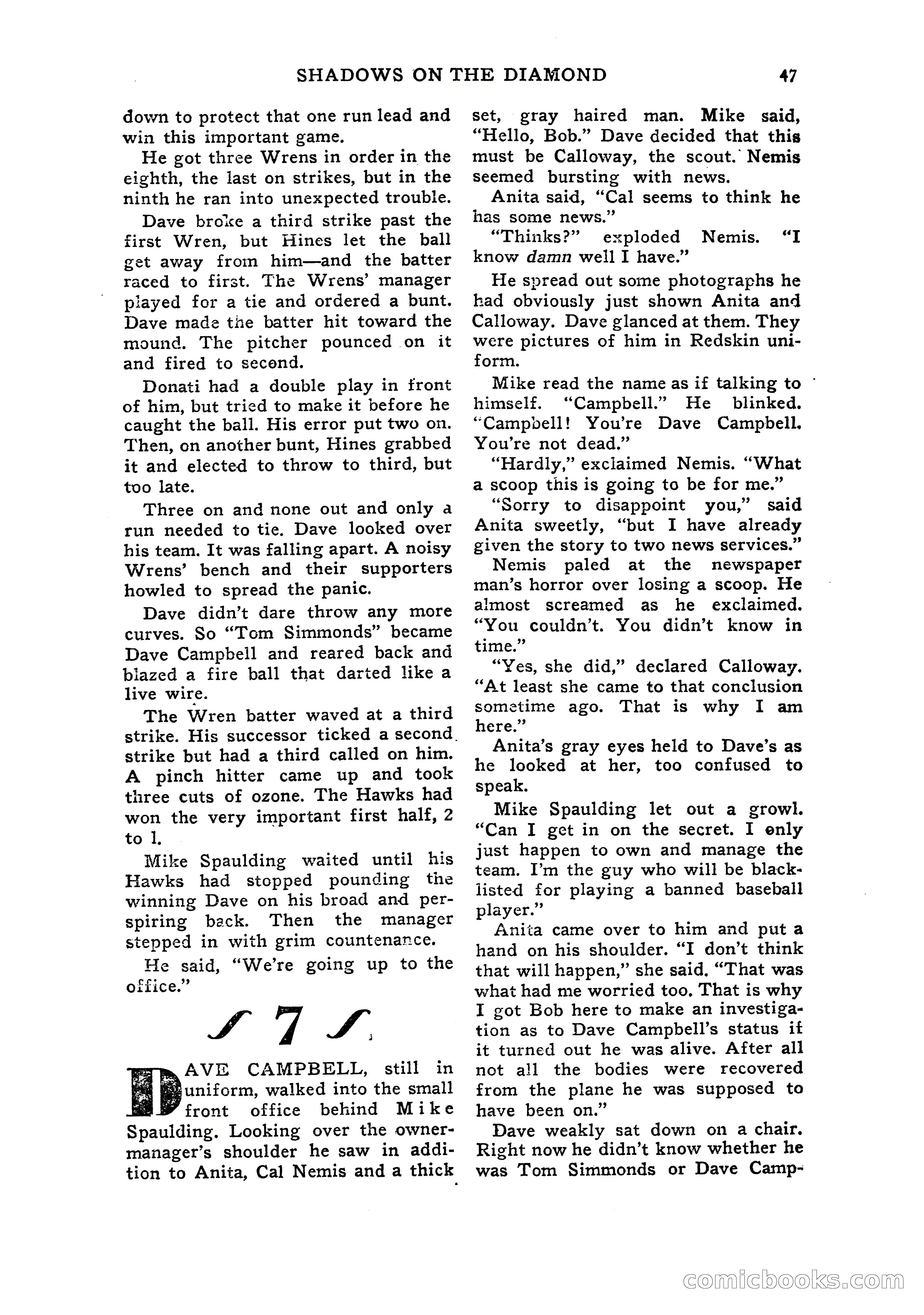 Sports Fiction, July 1948 — page 47 of 100