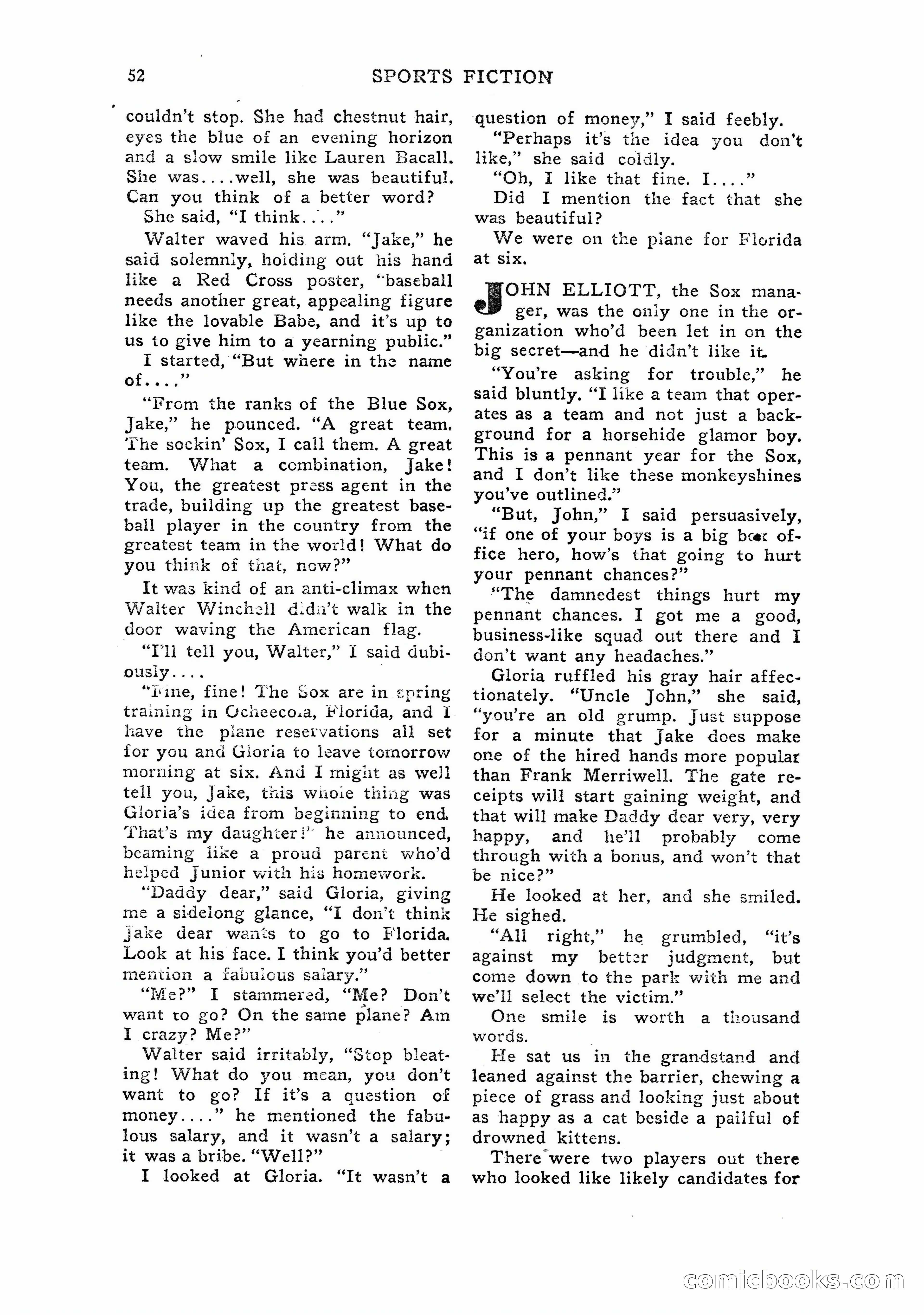 Sports Fiction, July 1948 — page 52 of 100