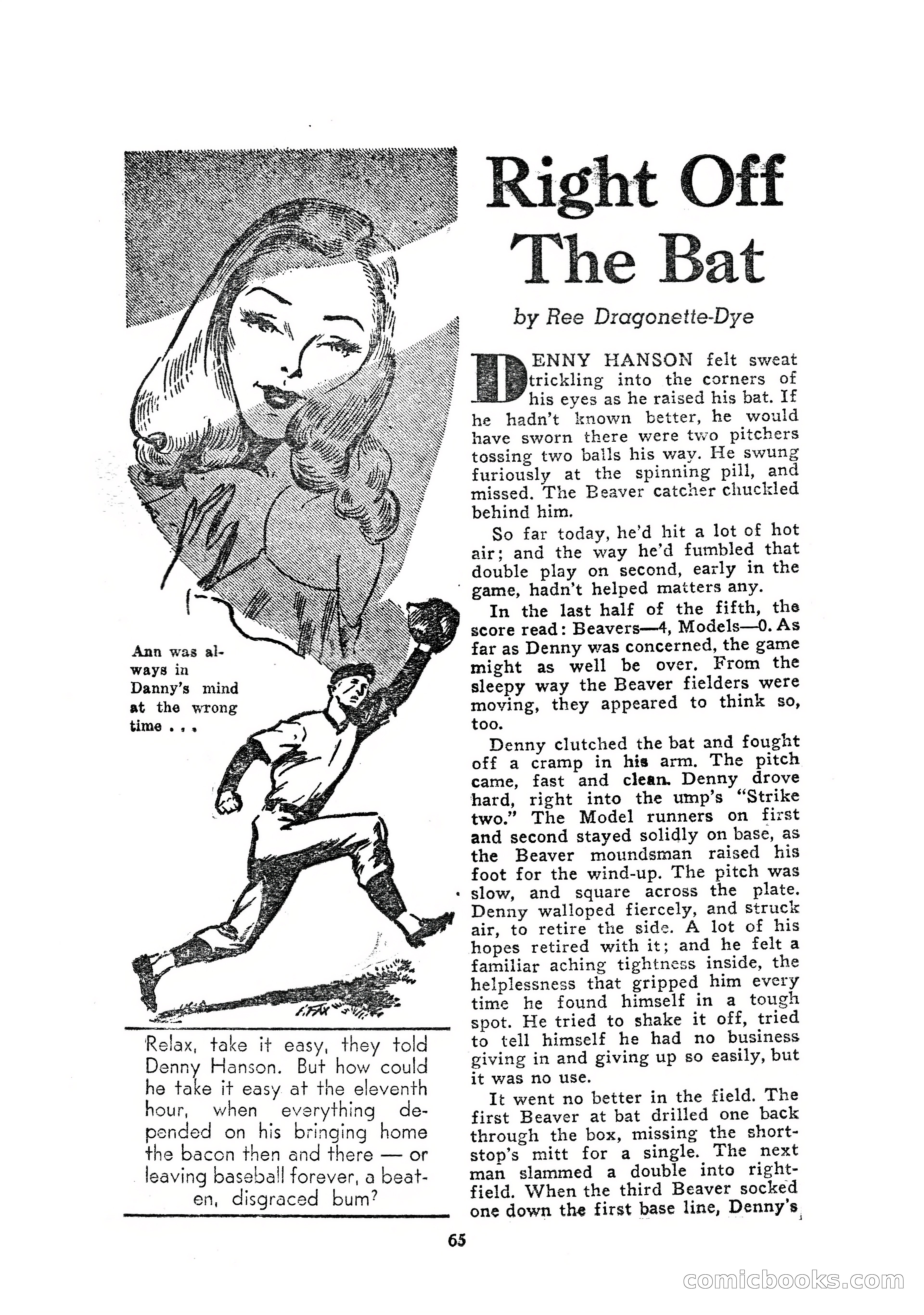 Sports Fiction, July 1948 — page 65 of 100
