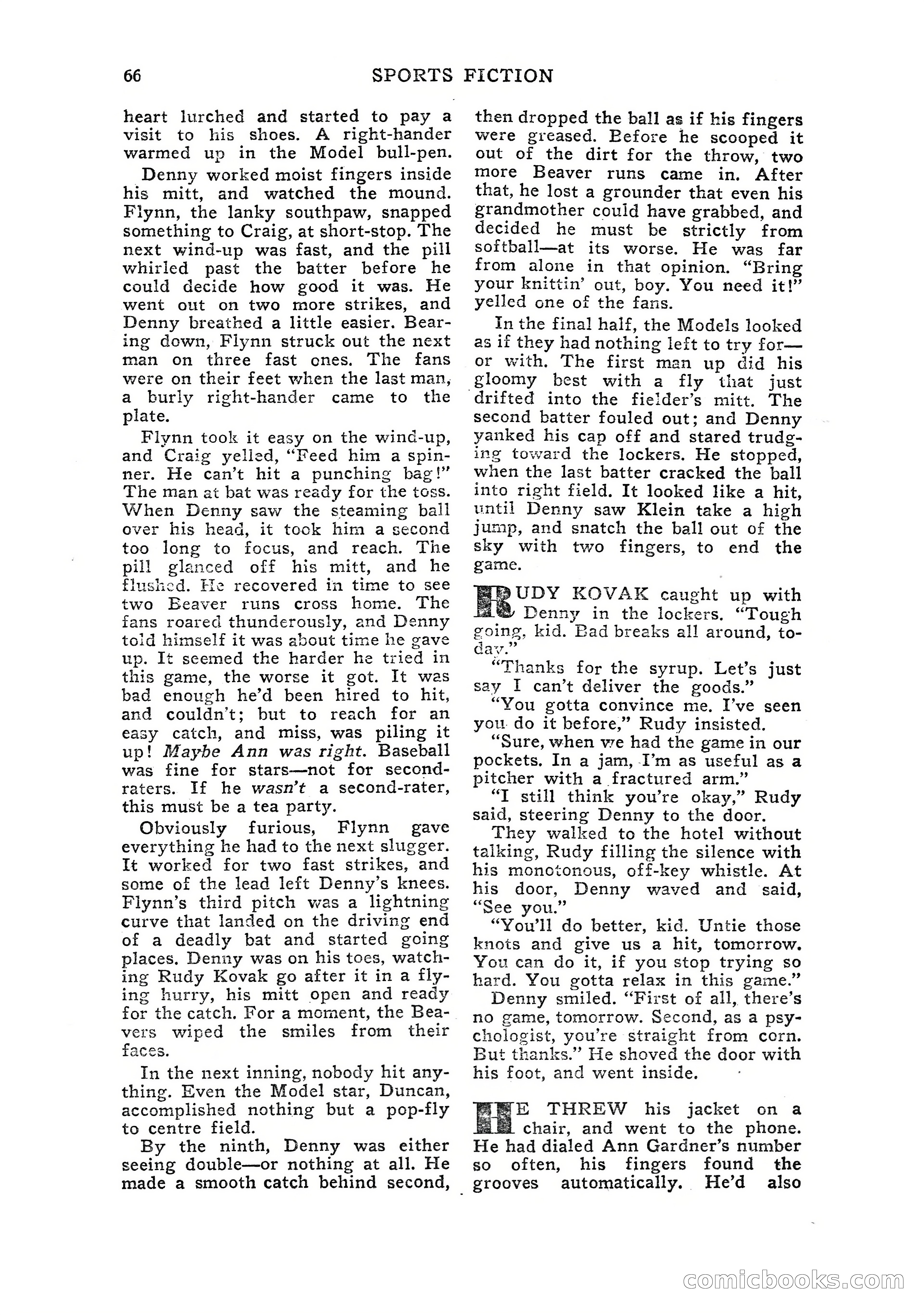 Sports Fiction, July 1948 — page 66 of 100