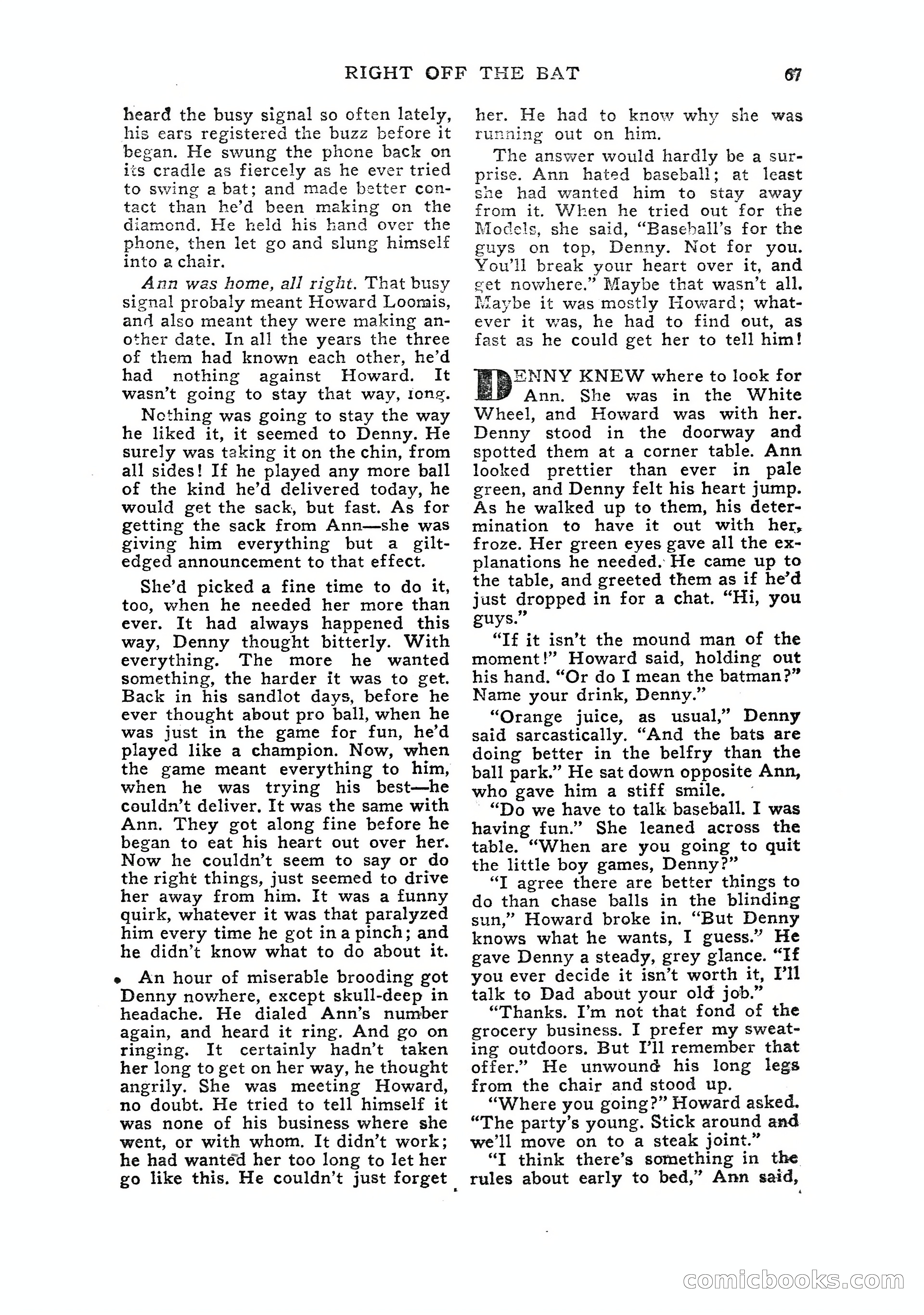 Sports Fiction, July 1948 — page 67 of 100