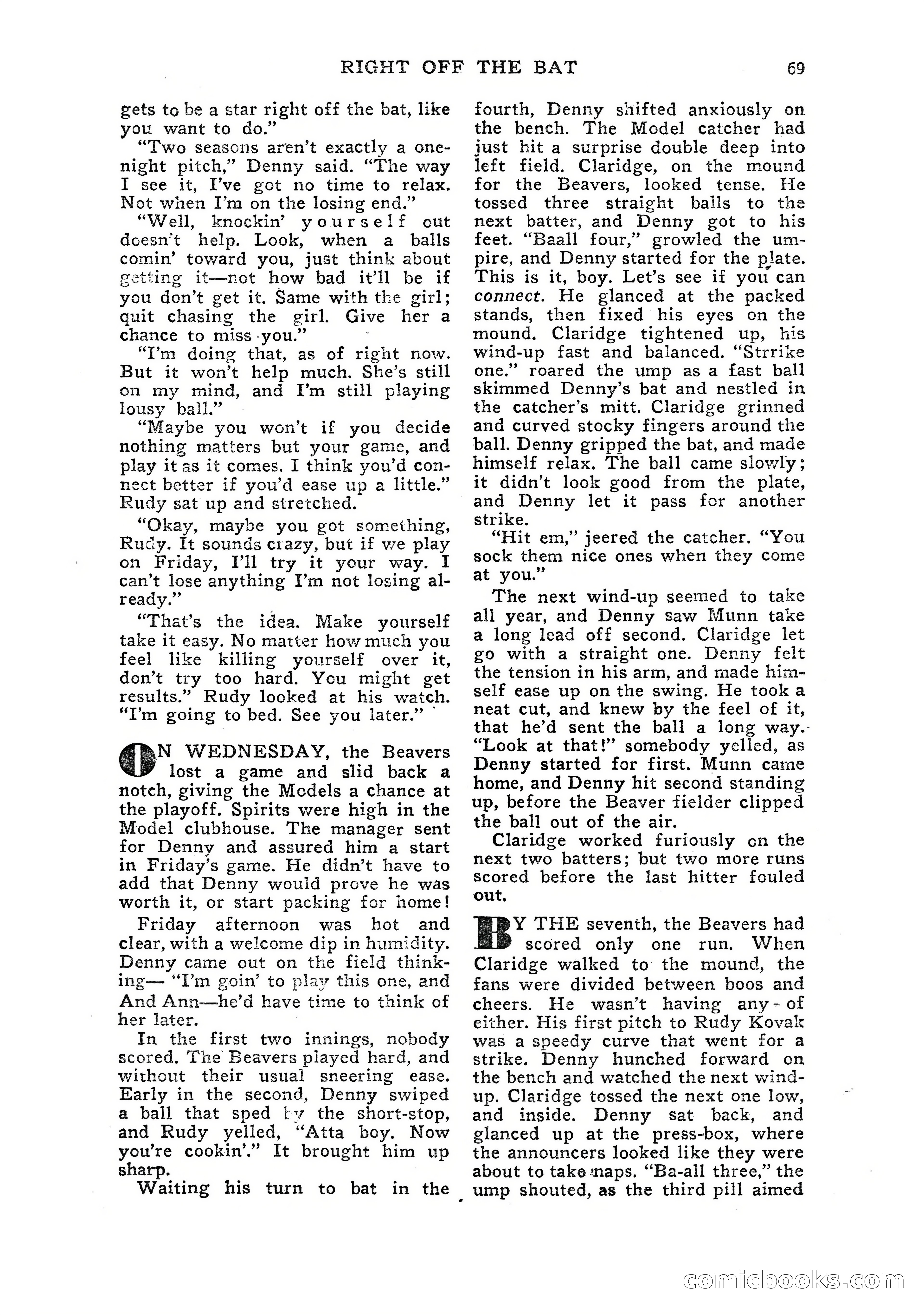 Sports Fiction, July 1948 — page 69 of 100