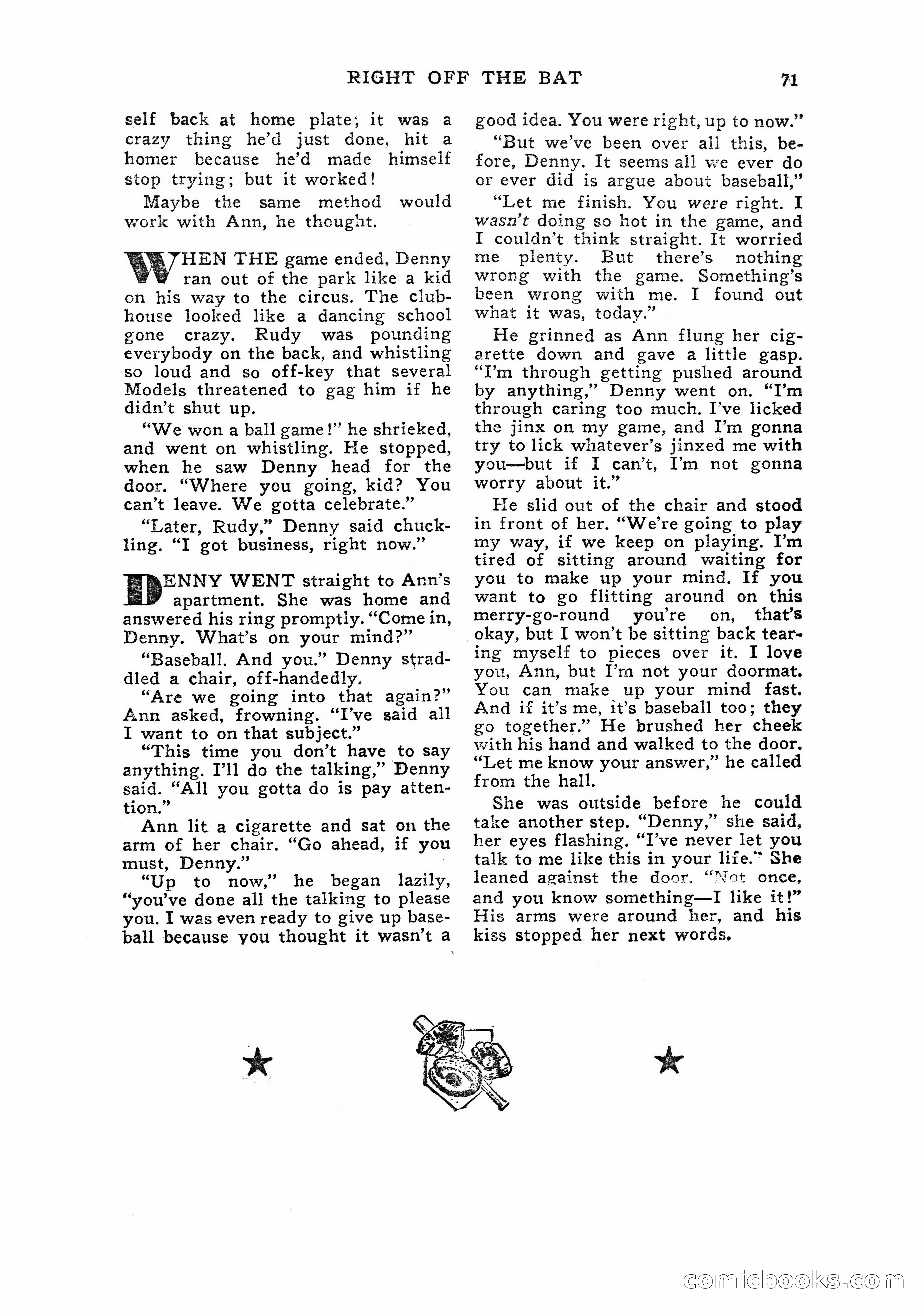Sports Fiction, July 1948 — page 71 of 100