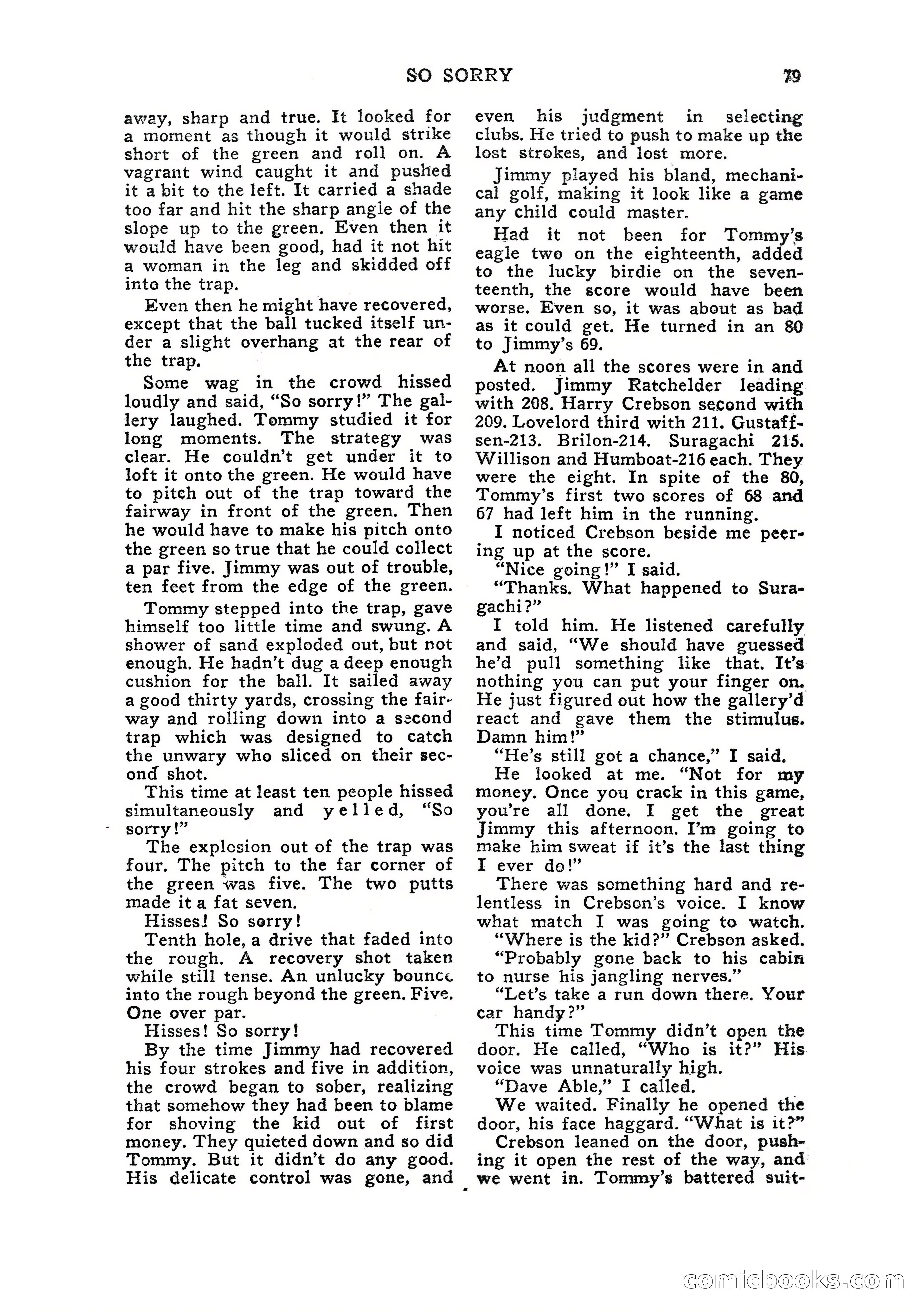 Sports Fiction, July 1948 — page 79 of 100