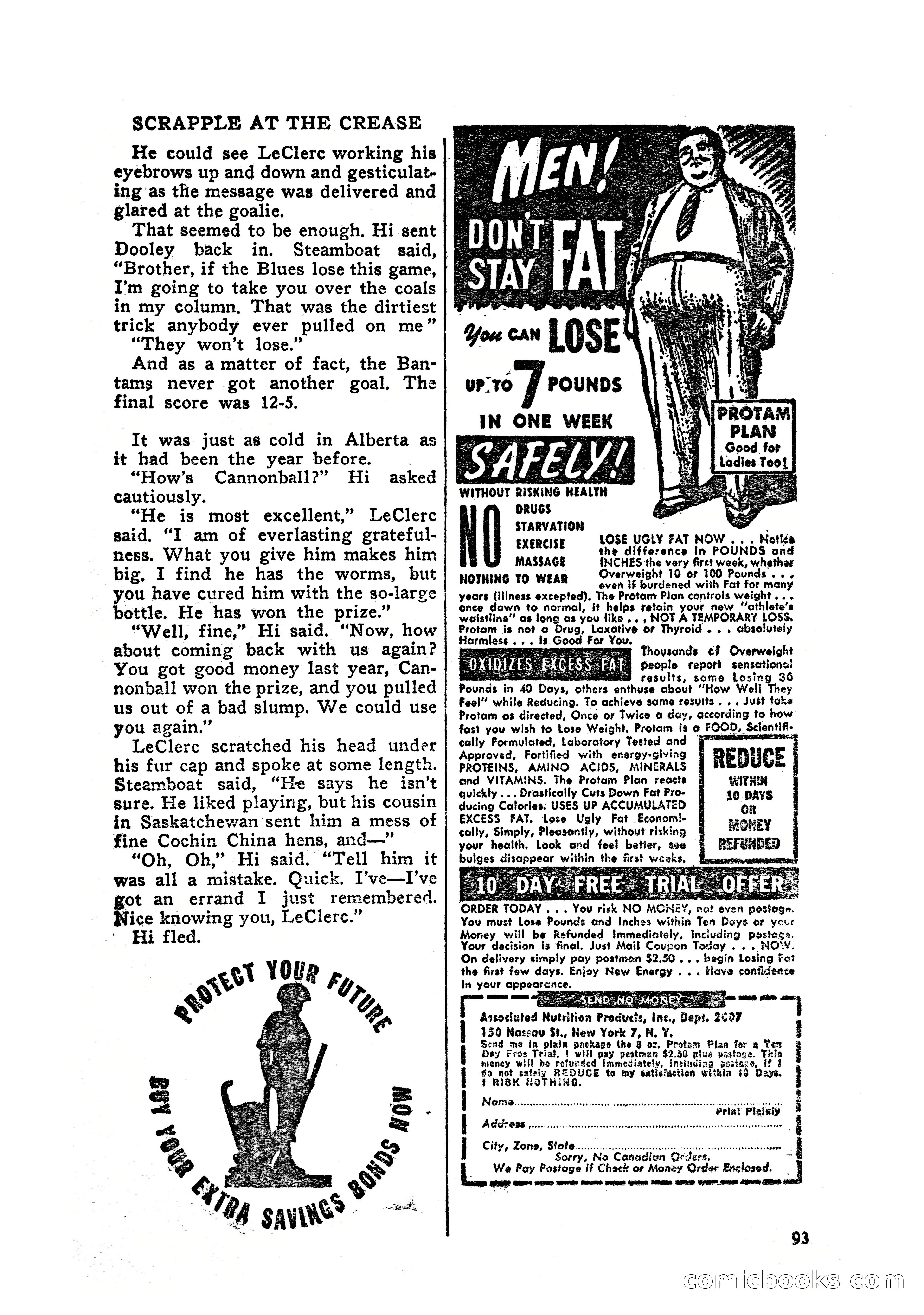 Sports Fiction, July 1948 — page 93 of 100