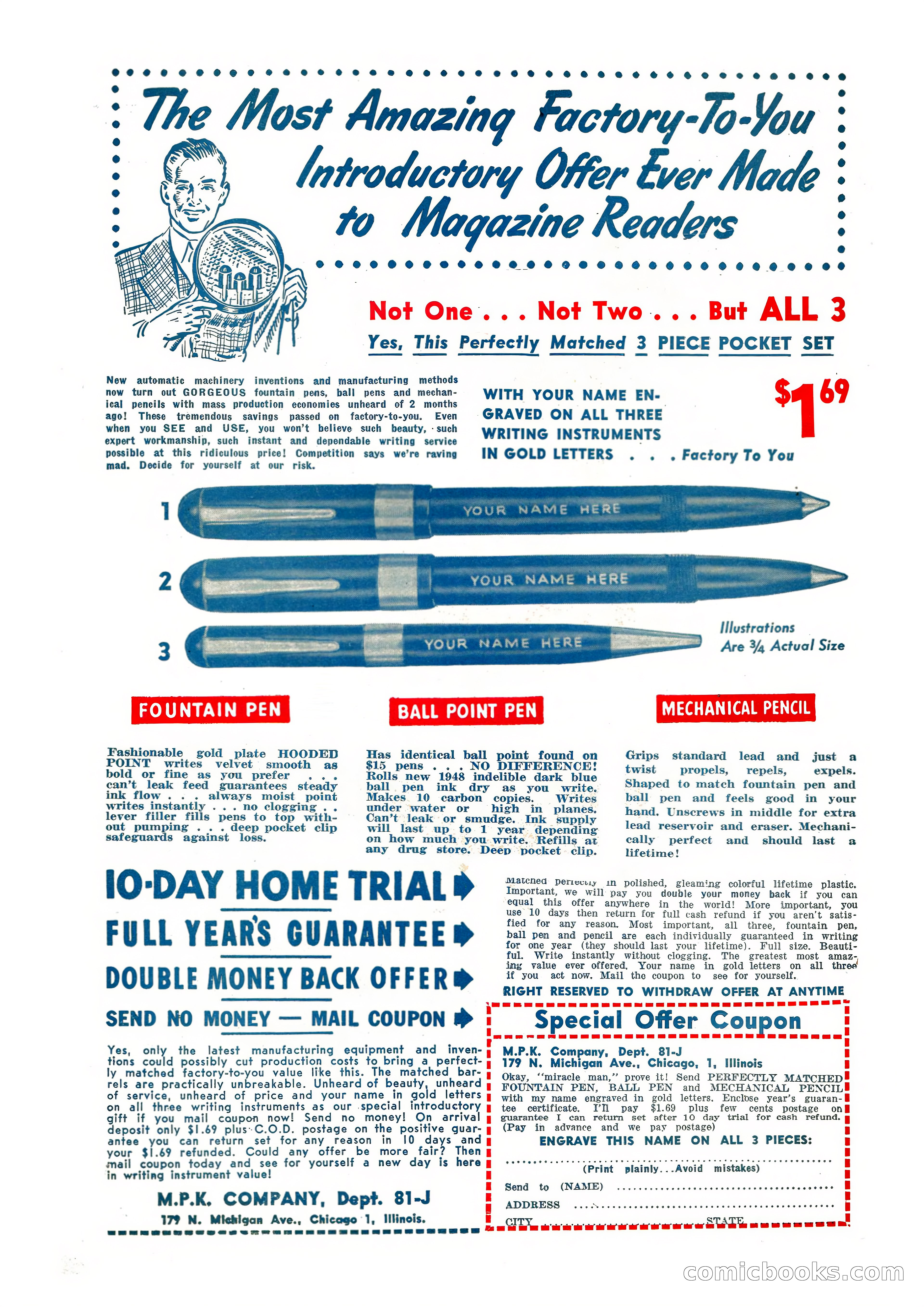 Sports Fiction, July 1948 — page 100 of 100