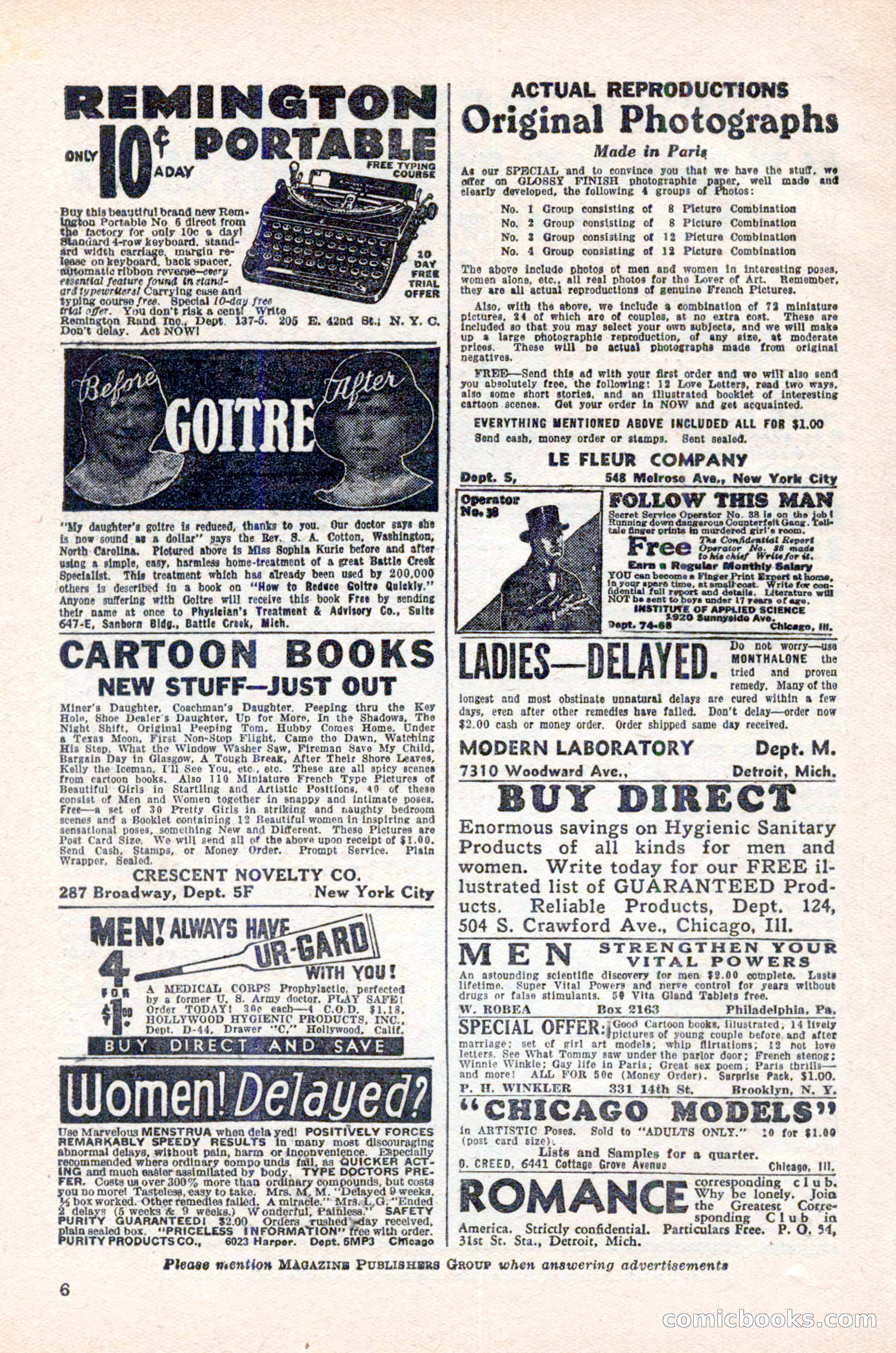 Spy Novels Magazine, June 1935 — page 8 of 122