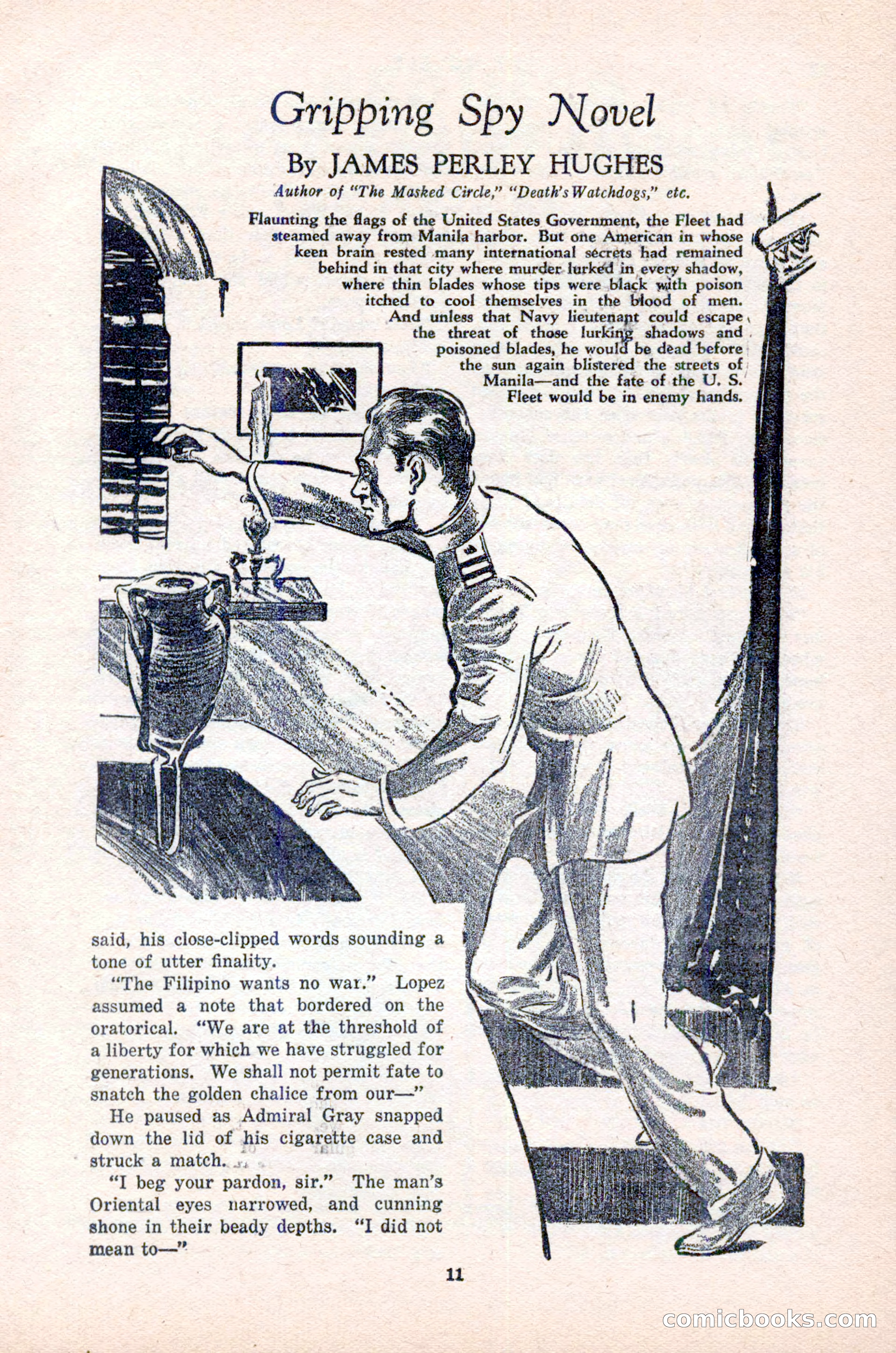 Spy Novels Magazine, June 1935 — page 13 of 122