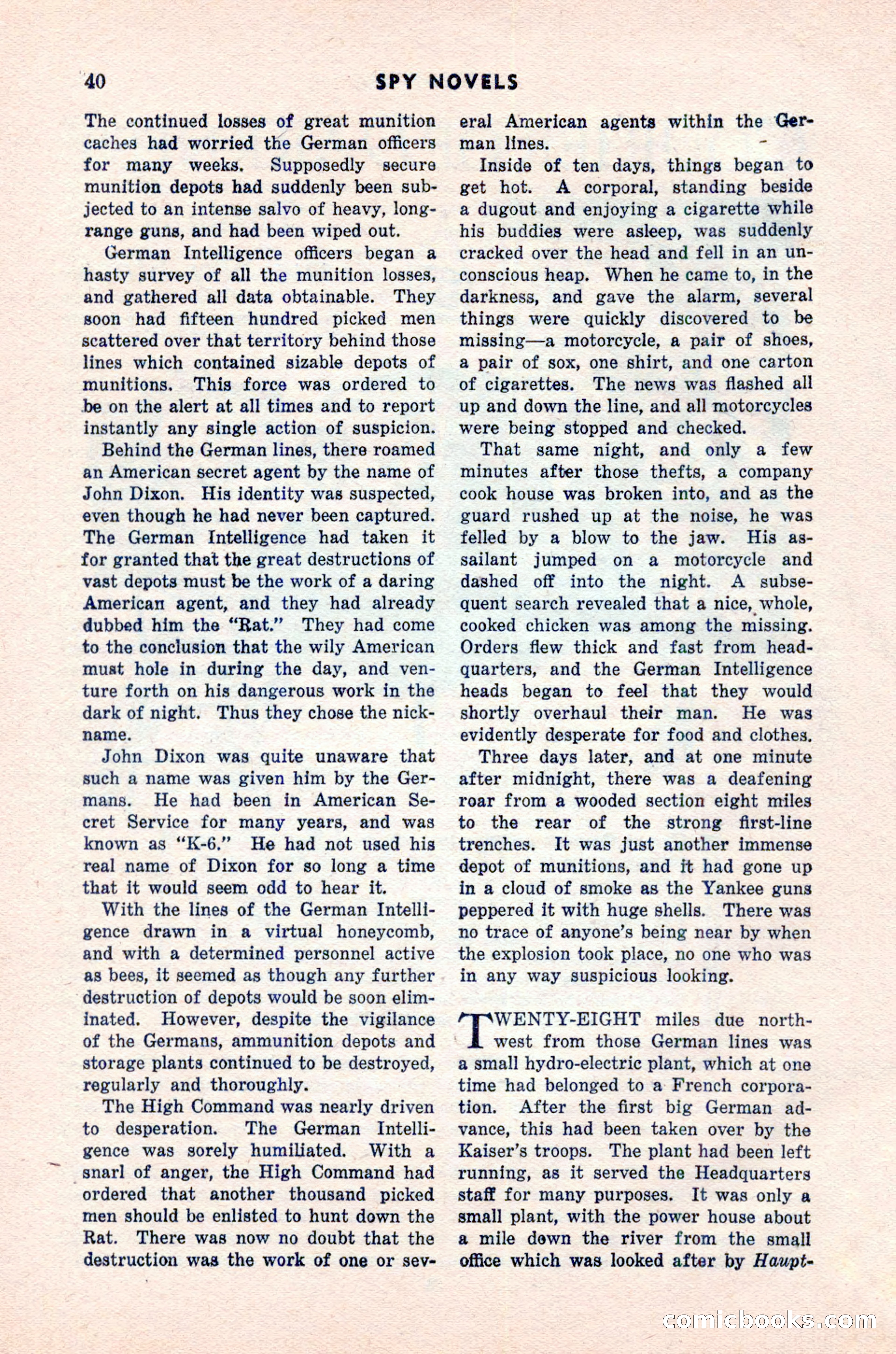Spy Novels Magazine, June 1935 — page 42 of 122