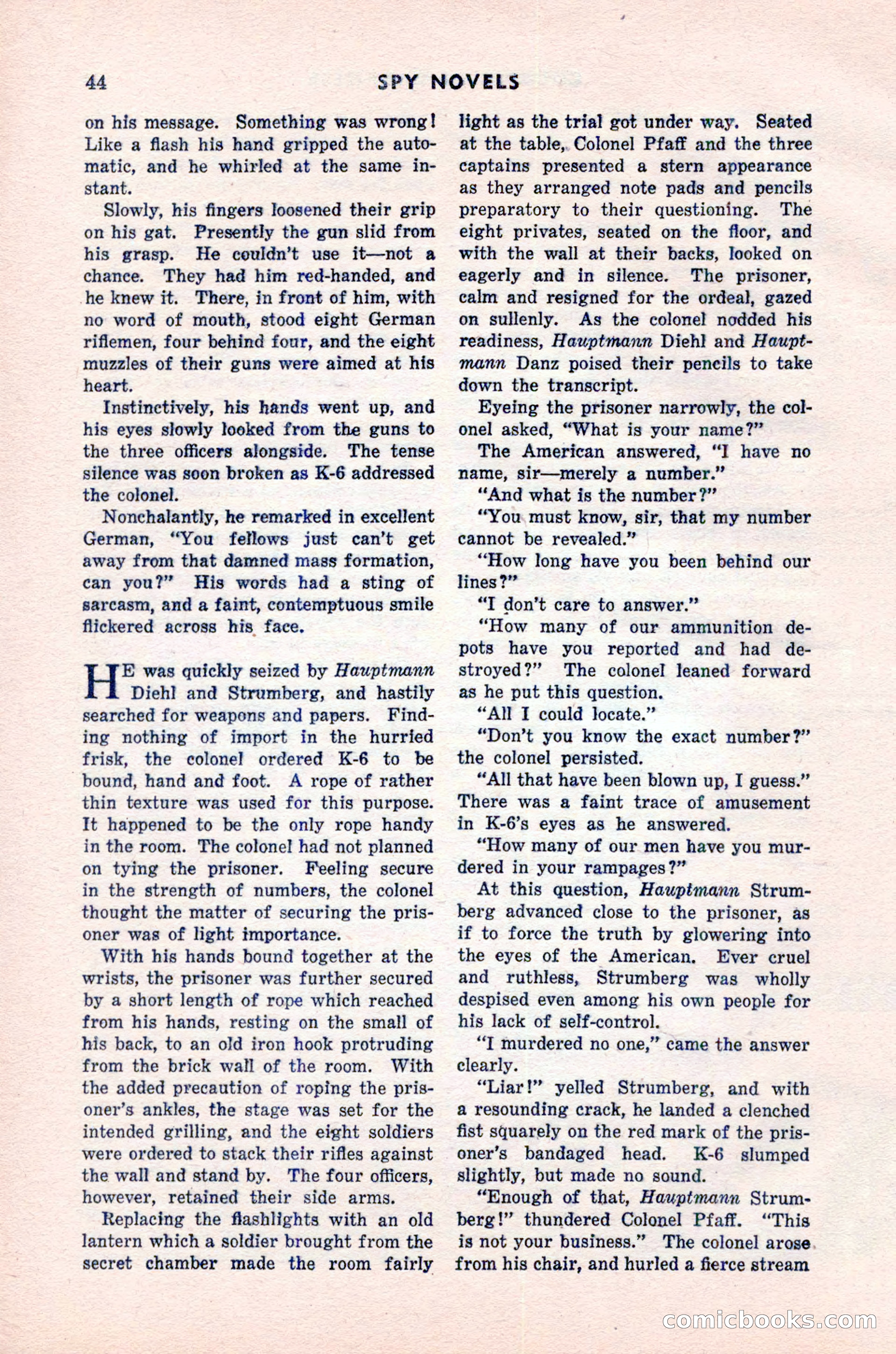 Spy Novels Magazine, June 1935 — page 46 of 122