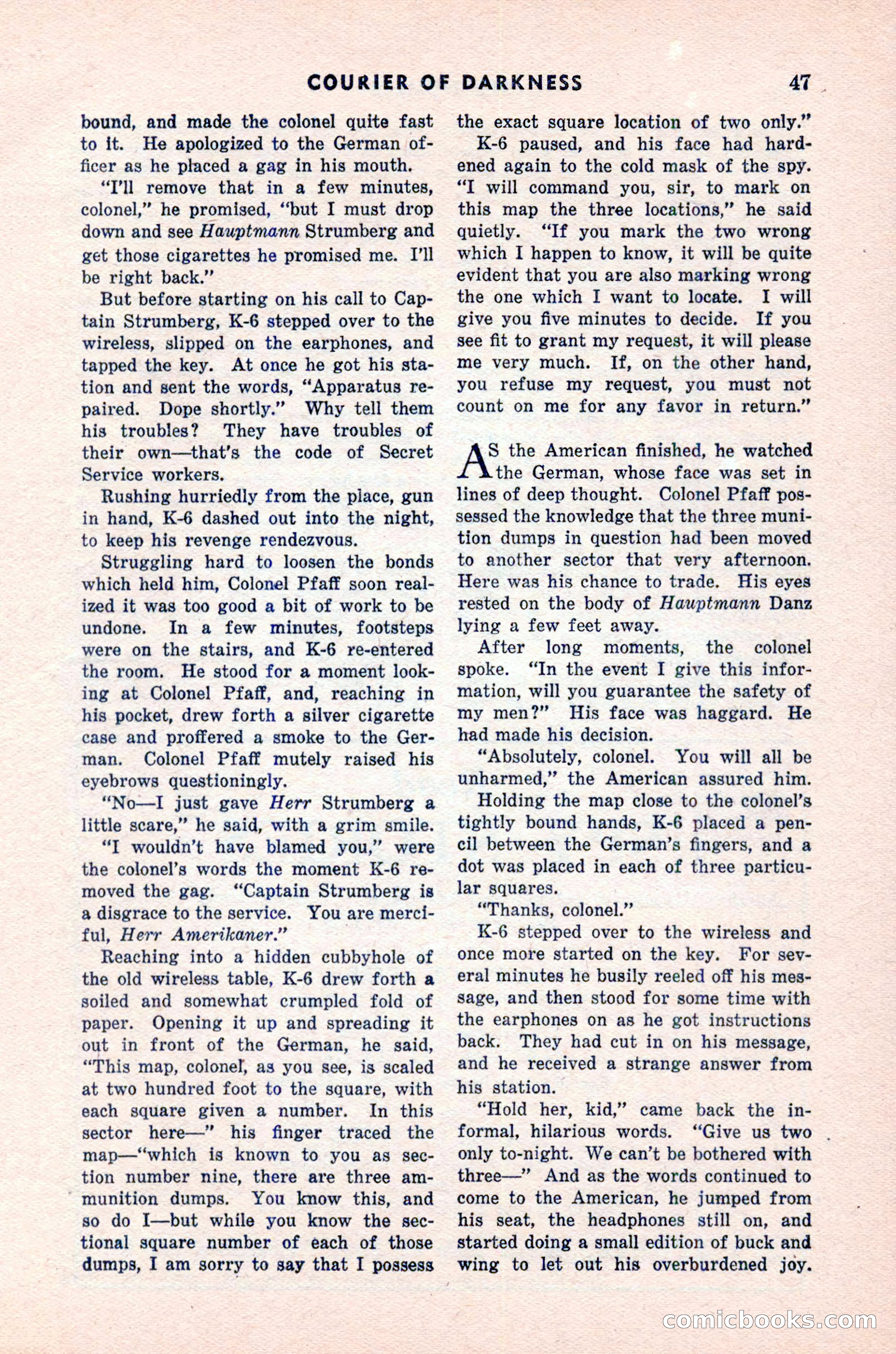 Spy Novels Magazine, June 1935 — page 49 of 122