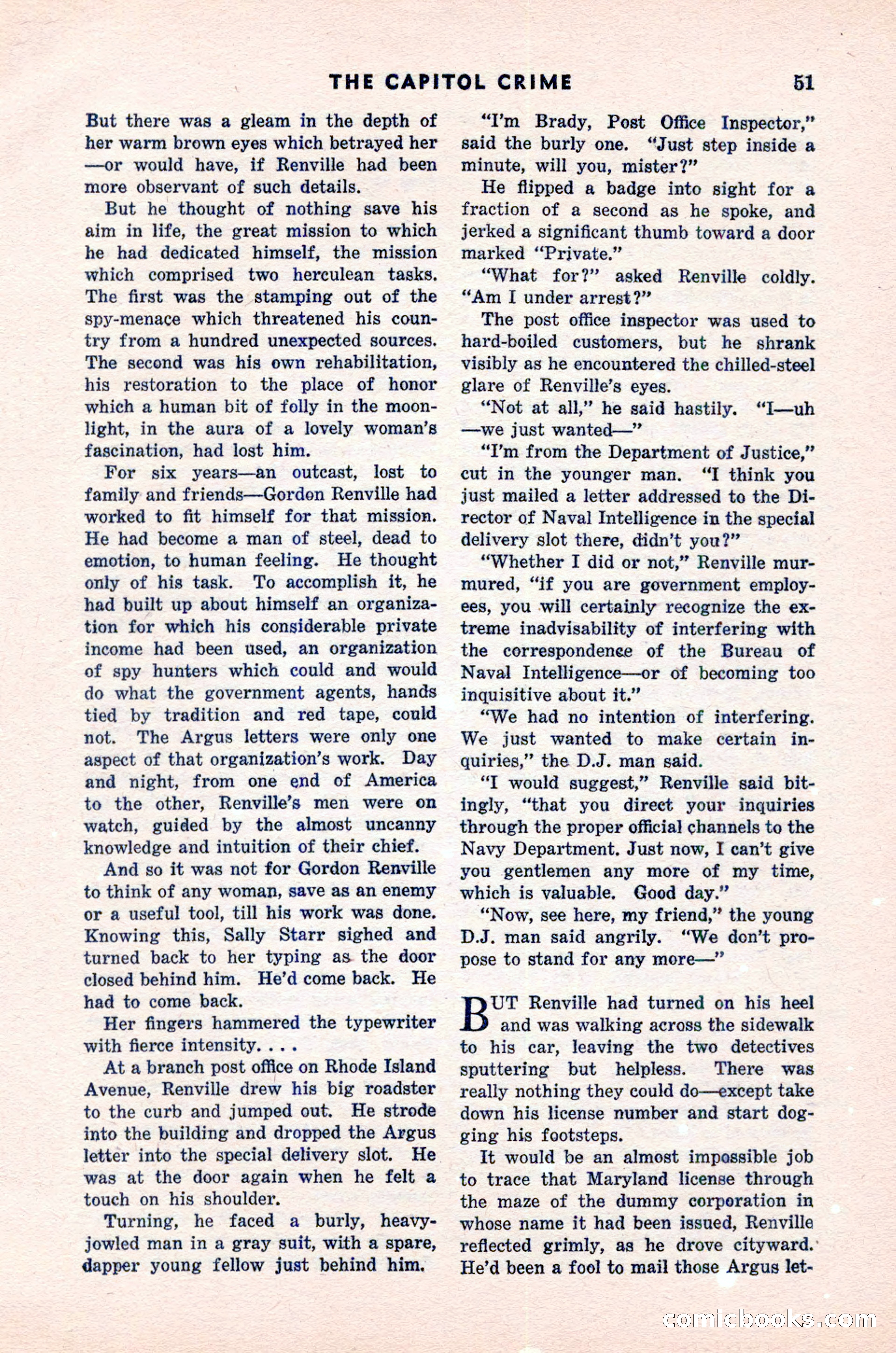 Spy Novels Magazine, June 1935 — page 53 of 122