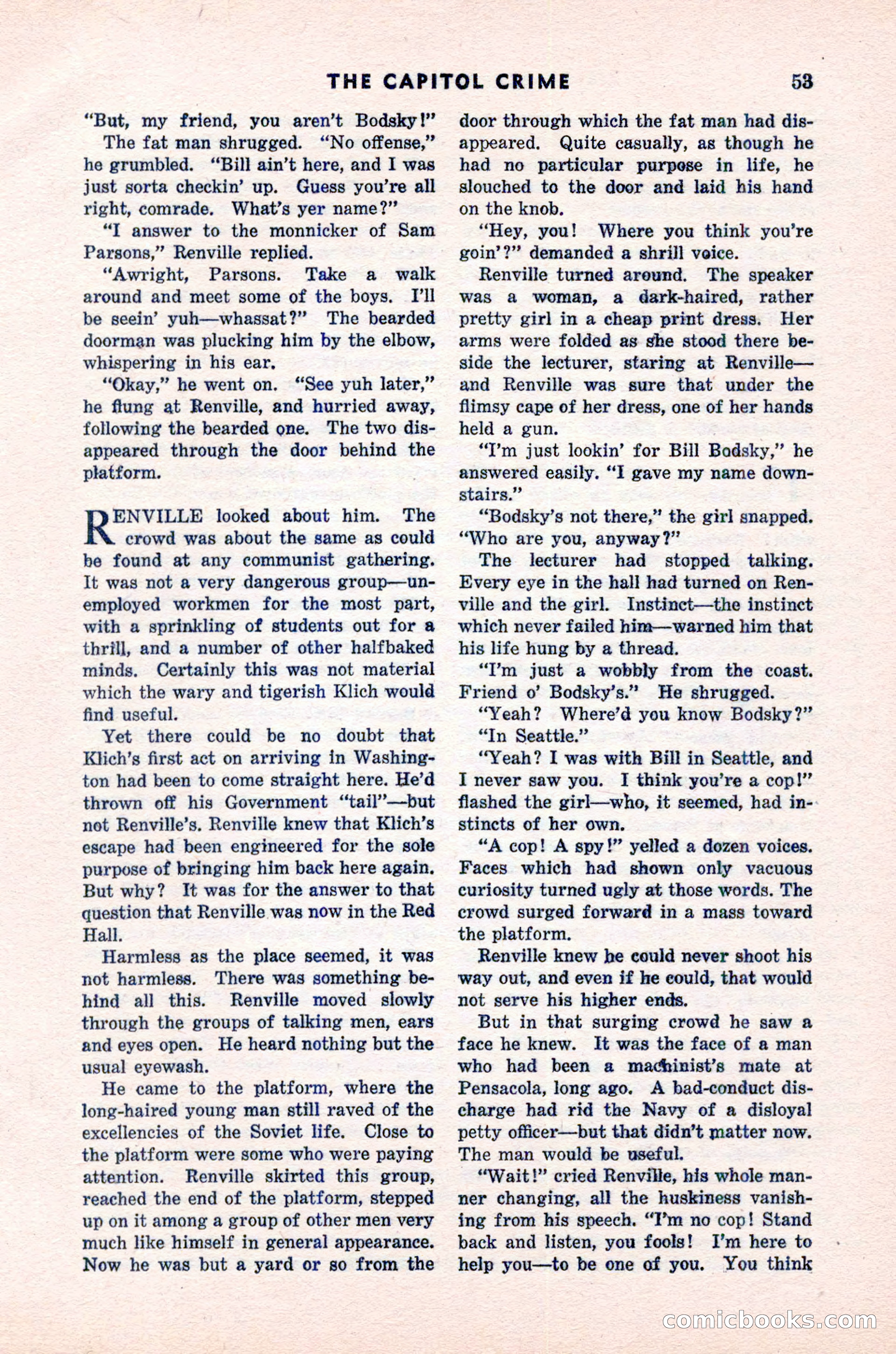 Spy Novels Magazine, June 1935 — page 55 of 122