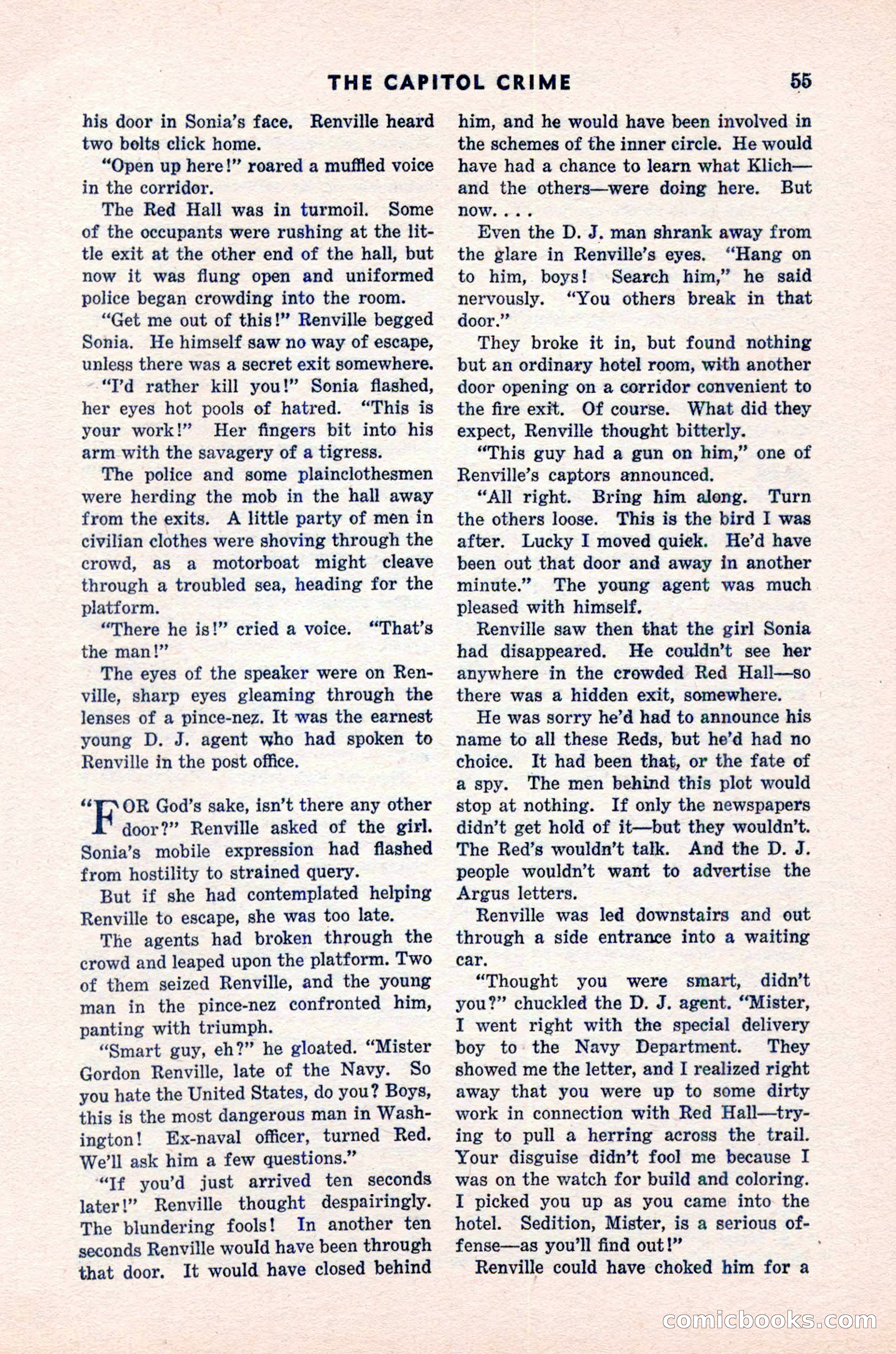 Spy Novels Magazine, June 1935 — page 57 of 122