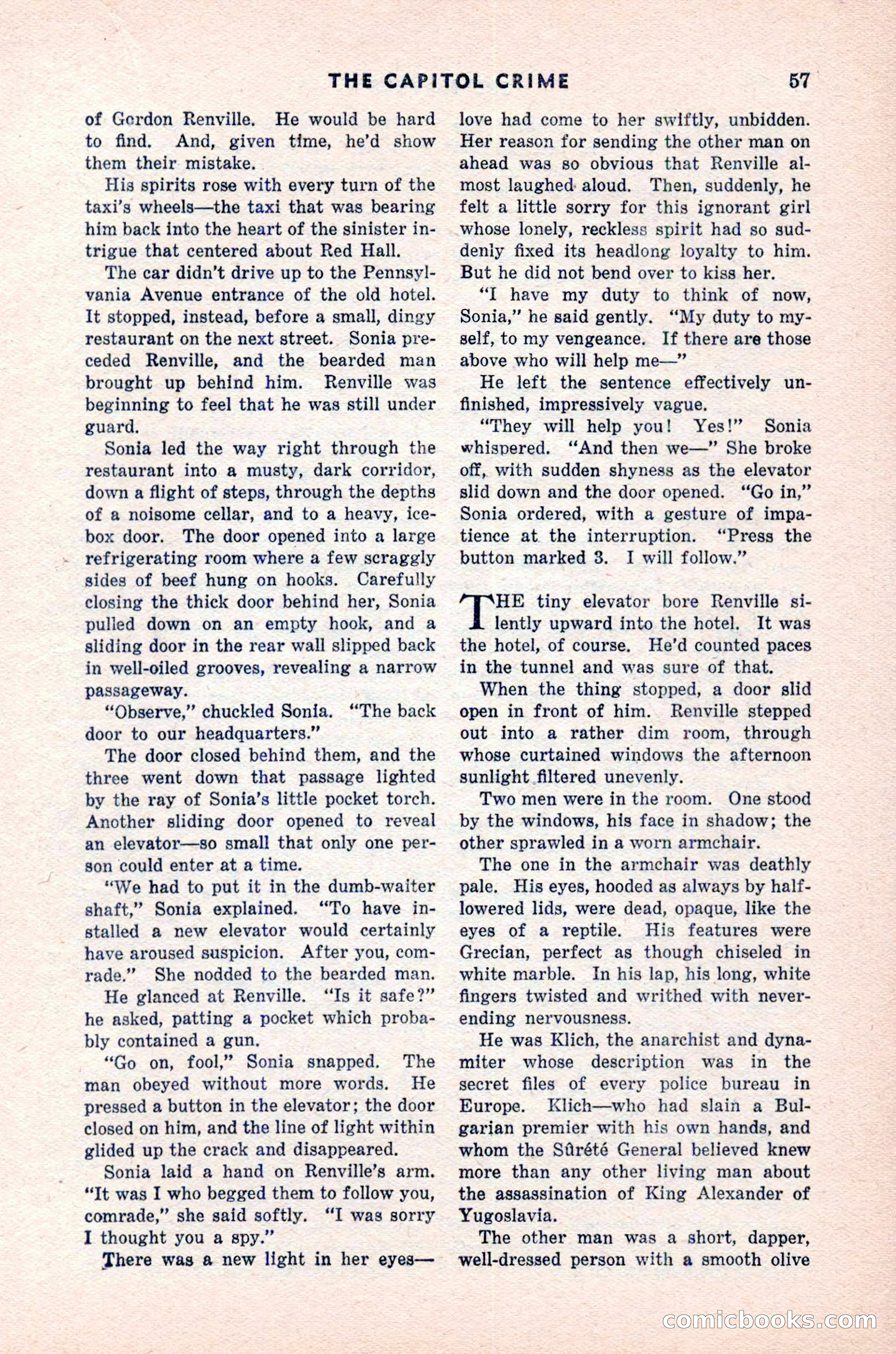 Spy Novels Magazine, June 1935 — page 59 of 122