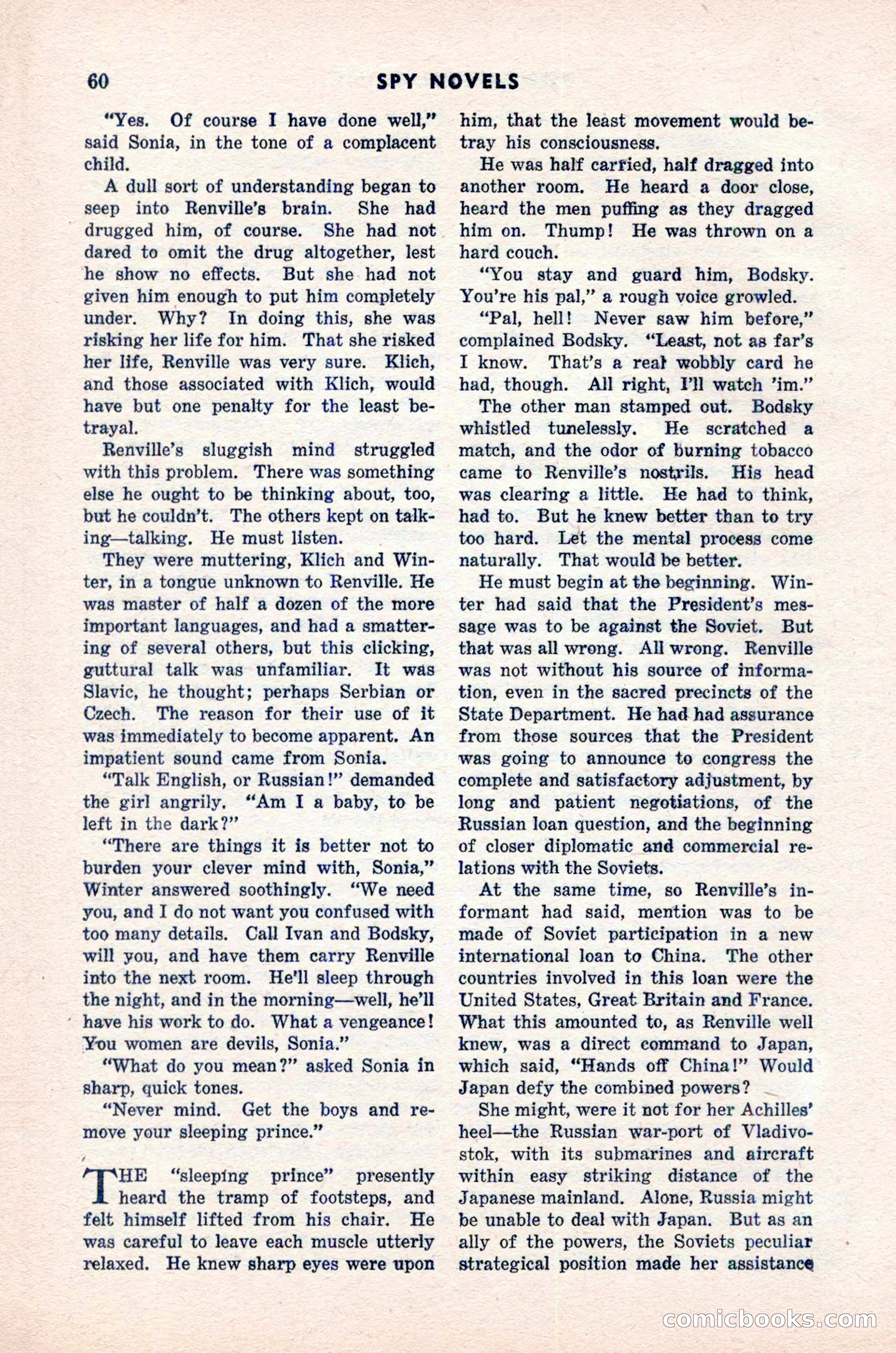 Spy Novels Magazine, June 1935 — page 62 of 122