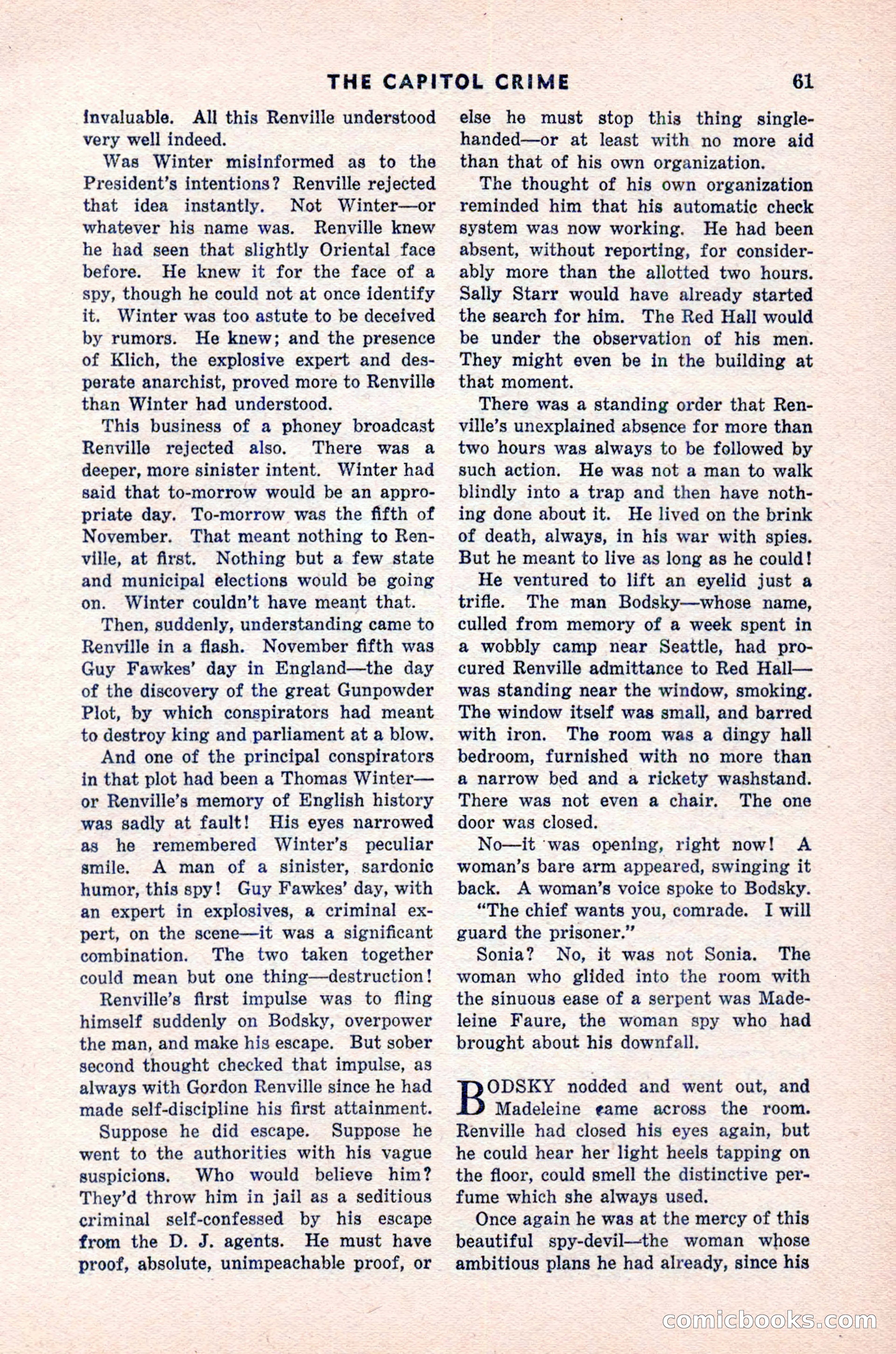 Spy Novels Magazine, June 1935 — page 63 of 122